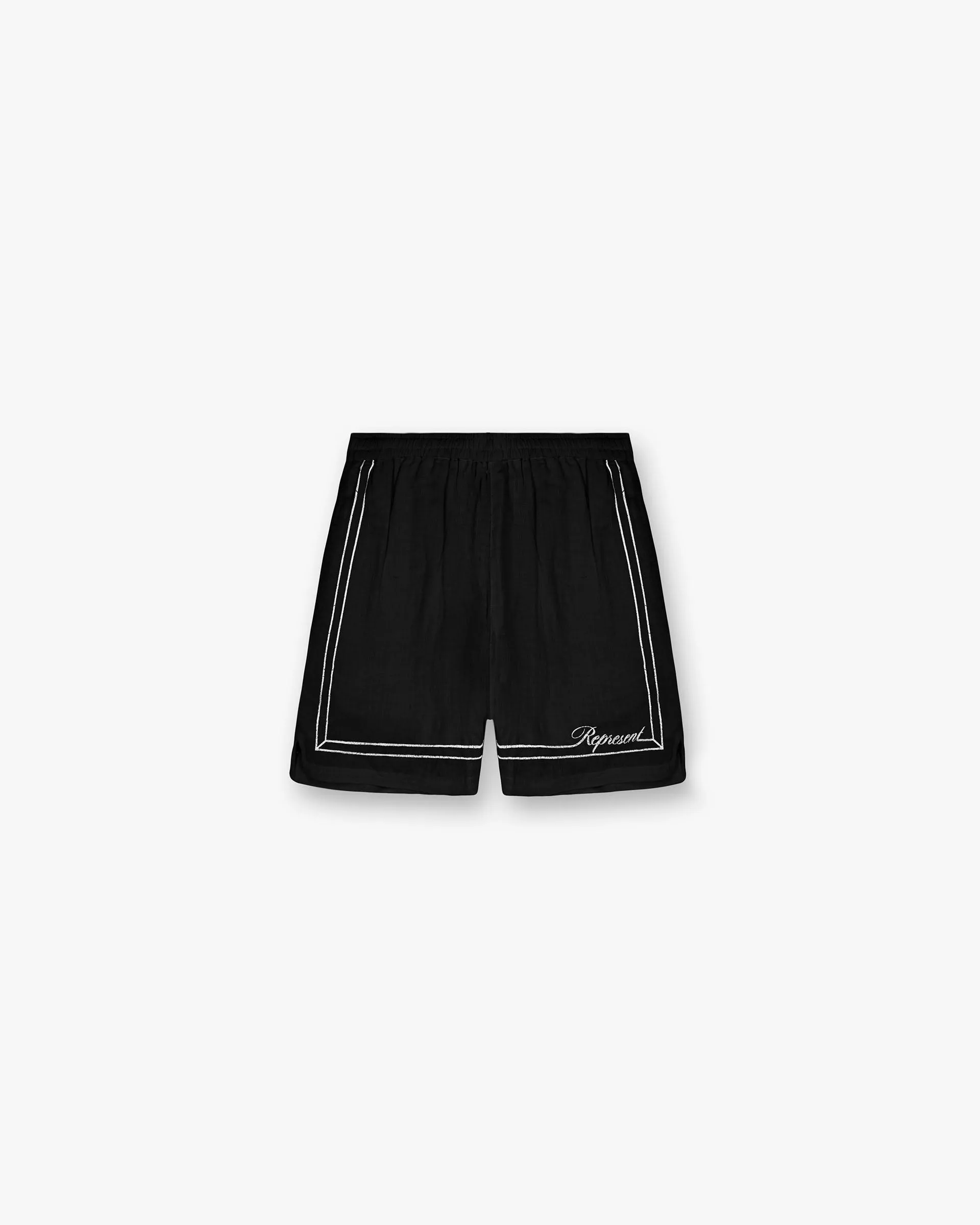 Odor Lock Technology Border Short - Jet Black