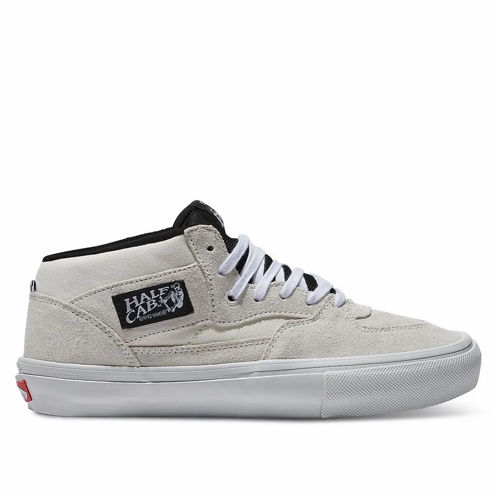 Vans Skate Half Cab - White/Black Comfort Cushioning