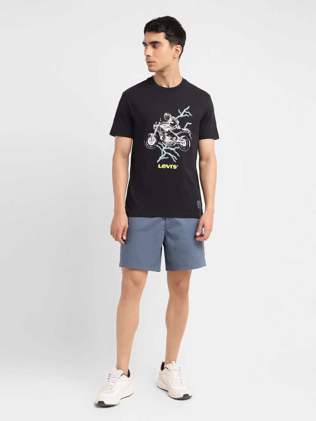 Anti Pill Surface Men's Navy Regular Fit Shorts