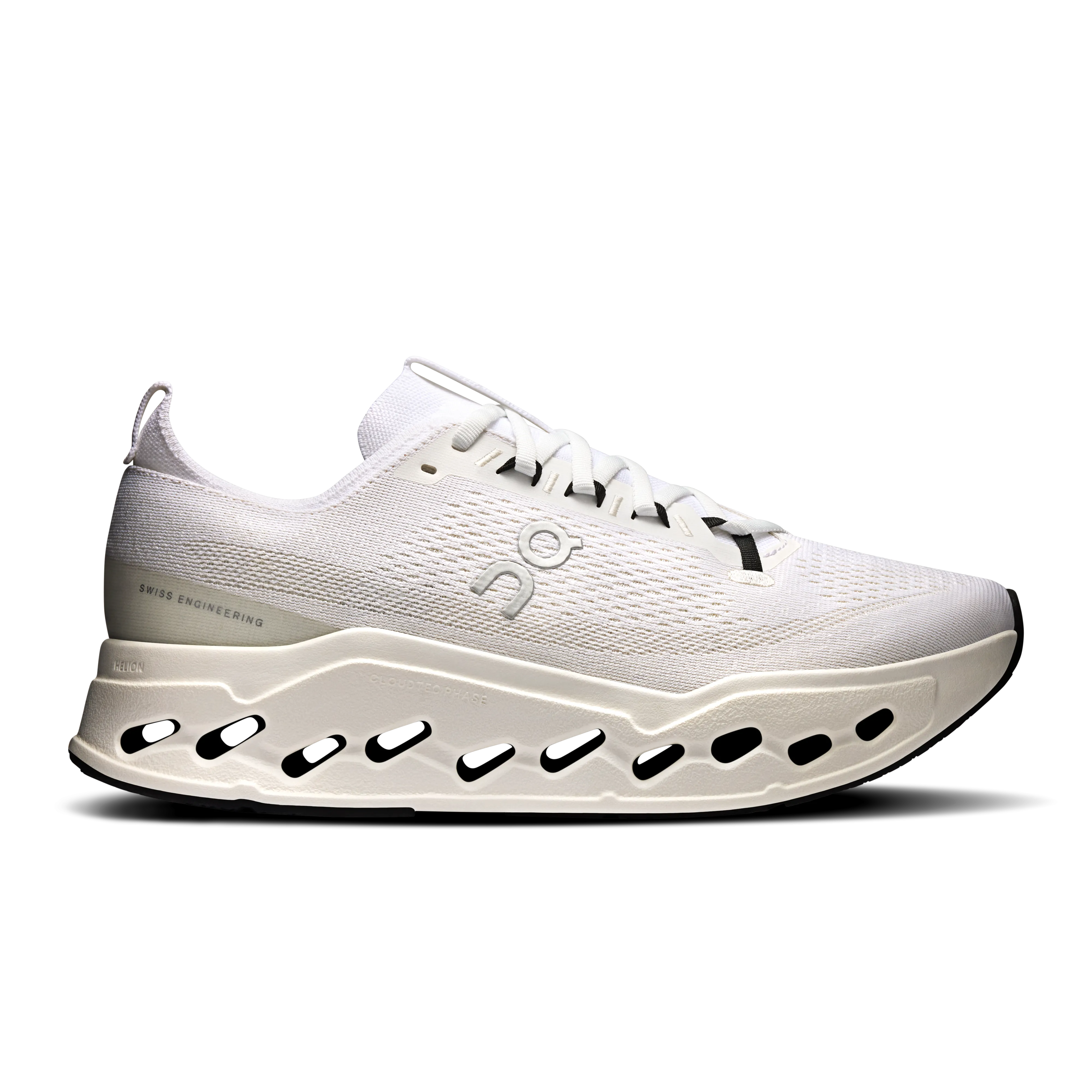 recycled content shoes On Running Cloudsurfer Max White