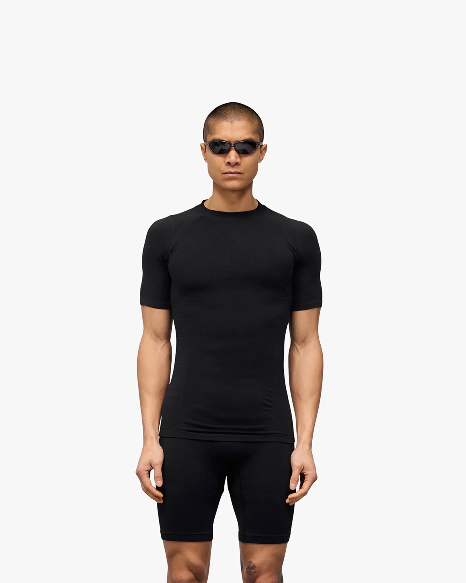 Sporty Vibe 247 DNA Seamless T-Shirt - Black