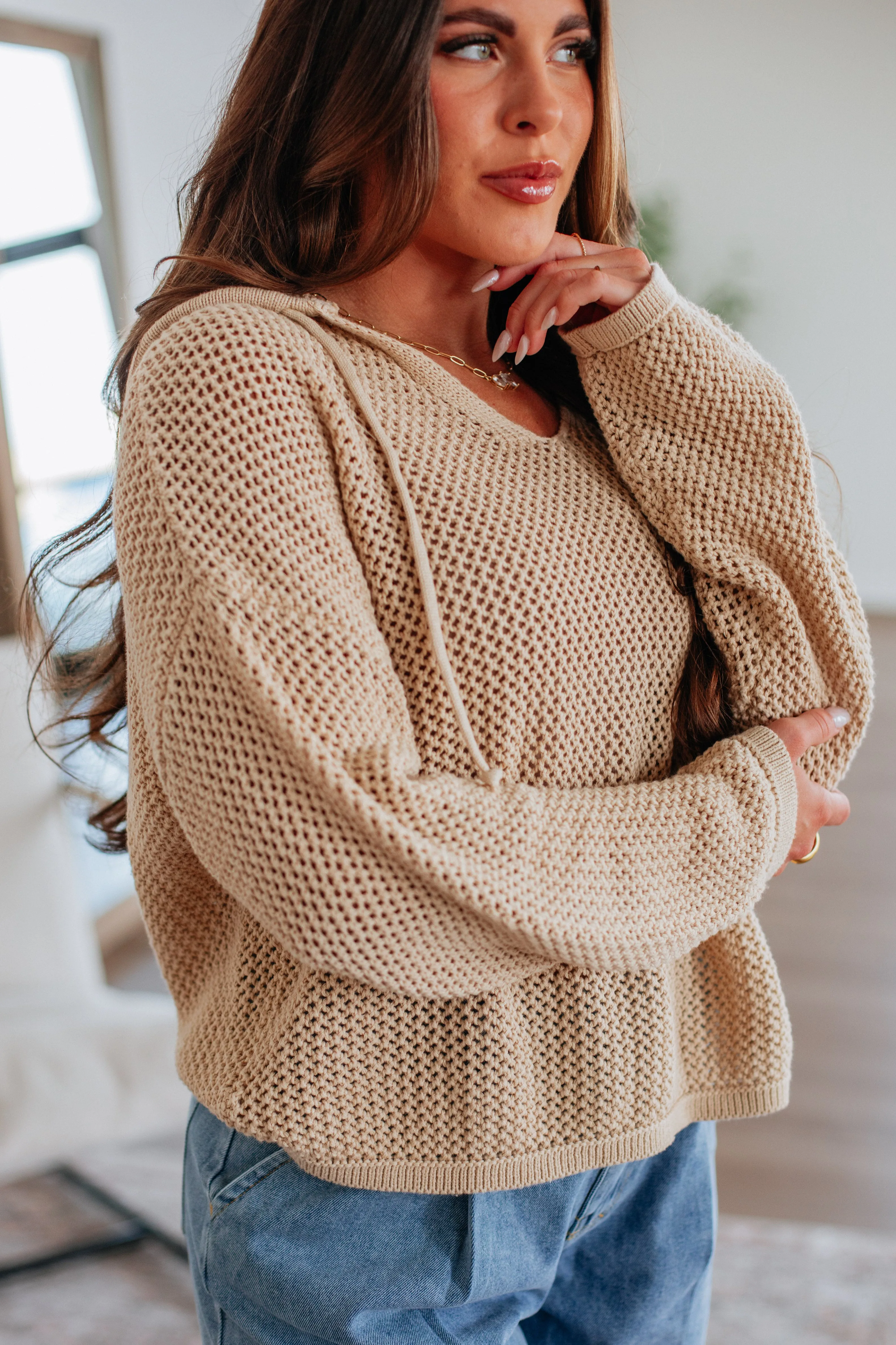 product business casual sophistication Callum Knit Pullover - Taupe