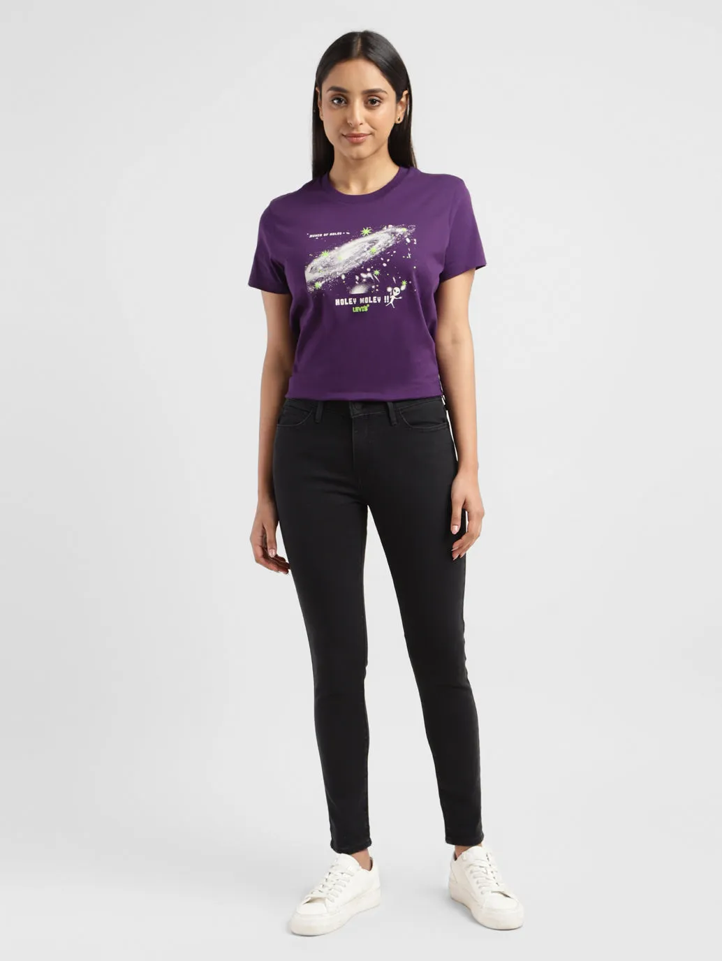 Women's 710 Blue Skinny Fit Mid Rise Jeans Beach Day Brunch Outfit Elegant Travel Essential