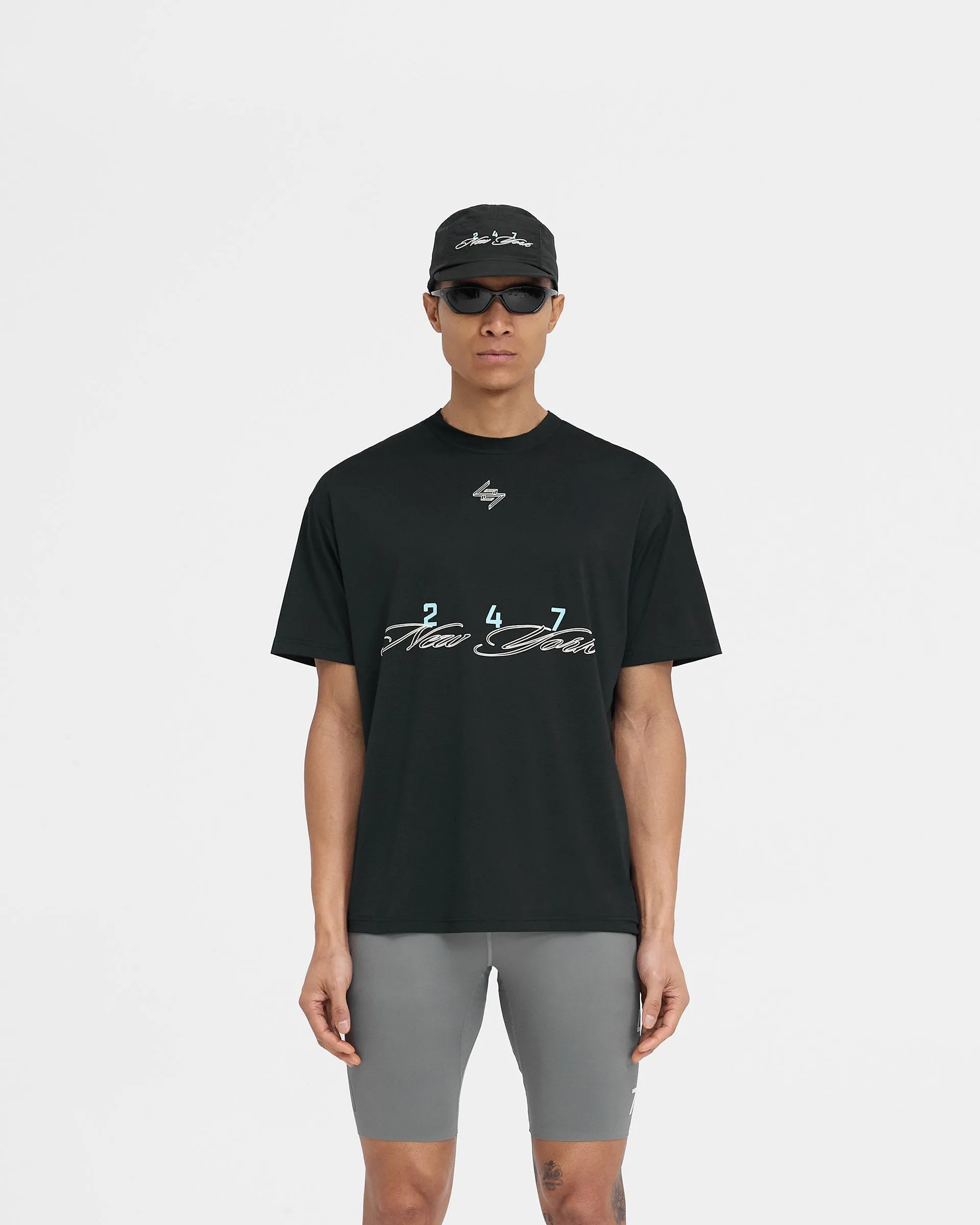 Relaxed Waist 247 New York T-Shirt - Black