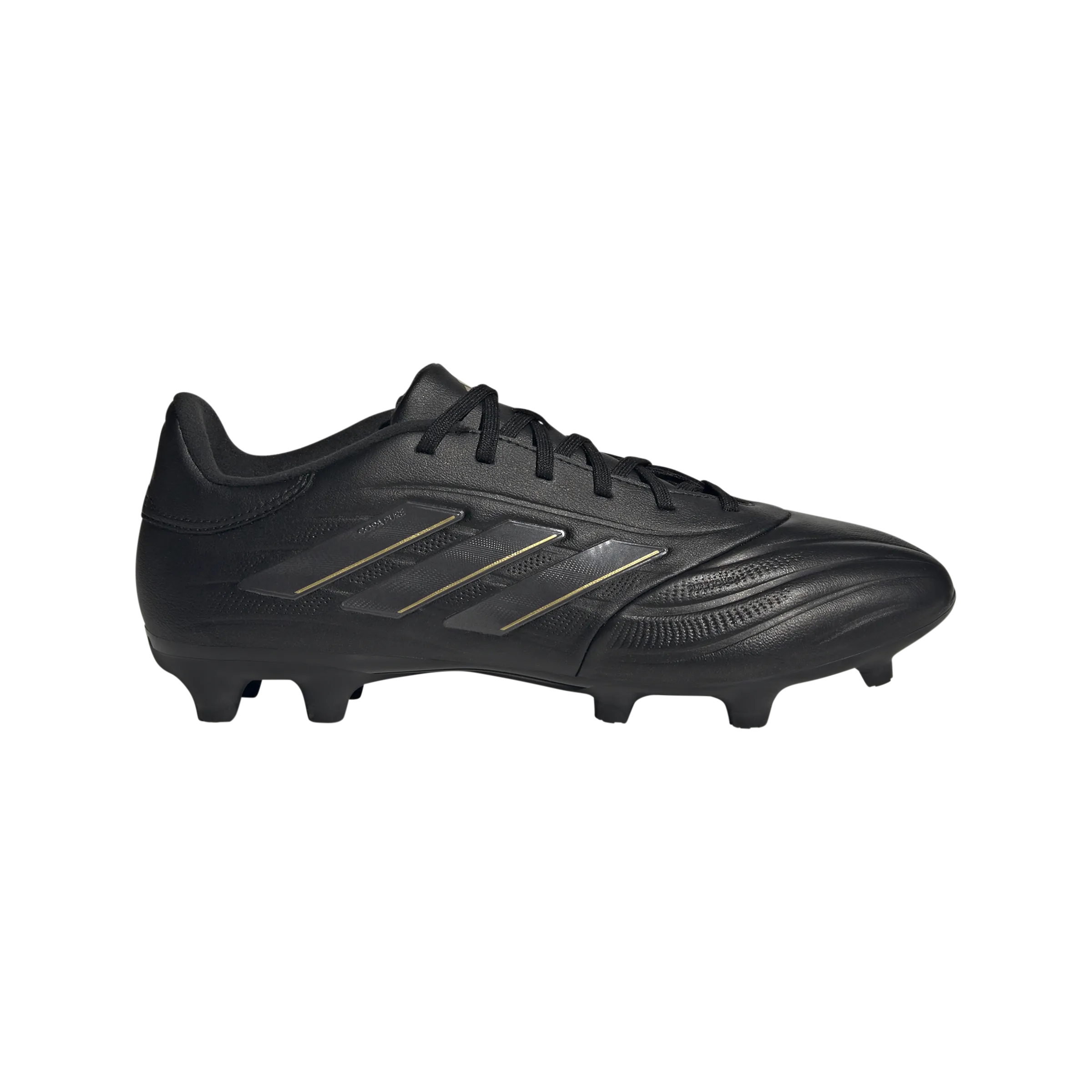 Tassel kids' shoes adidas Copa Pure 2 League Firm Ground Soccer Cleats | Core Black-Carbon-Gold Metallic | Men's