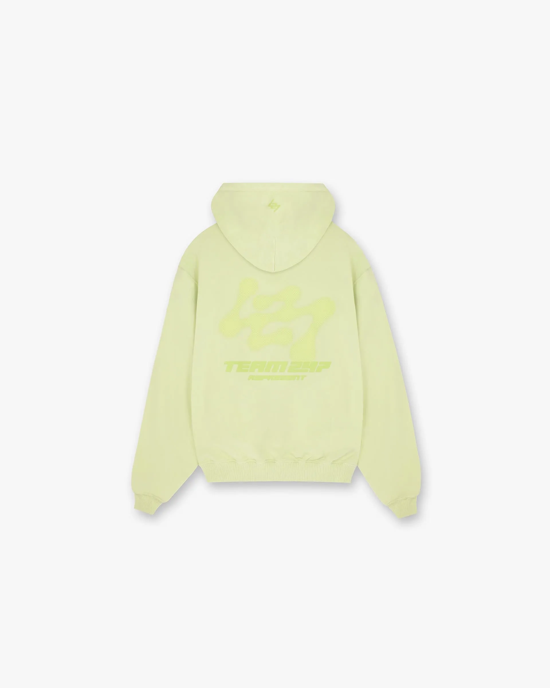 Home Relaxation 247 Future Terrains Oversized Hoodie - Shadow Lime