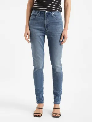 Effortless Choice Women's Blue Skinny Fit High Rise Jeans