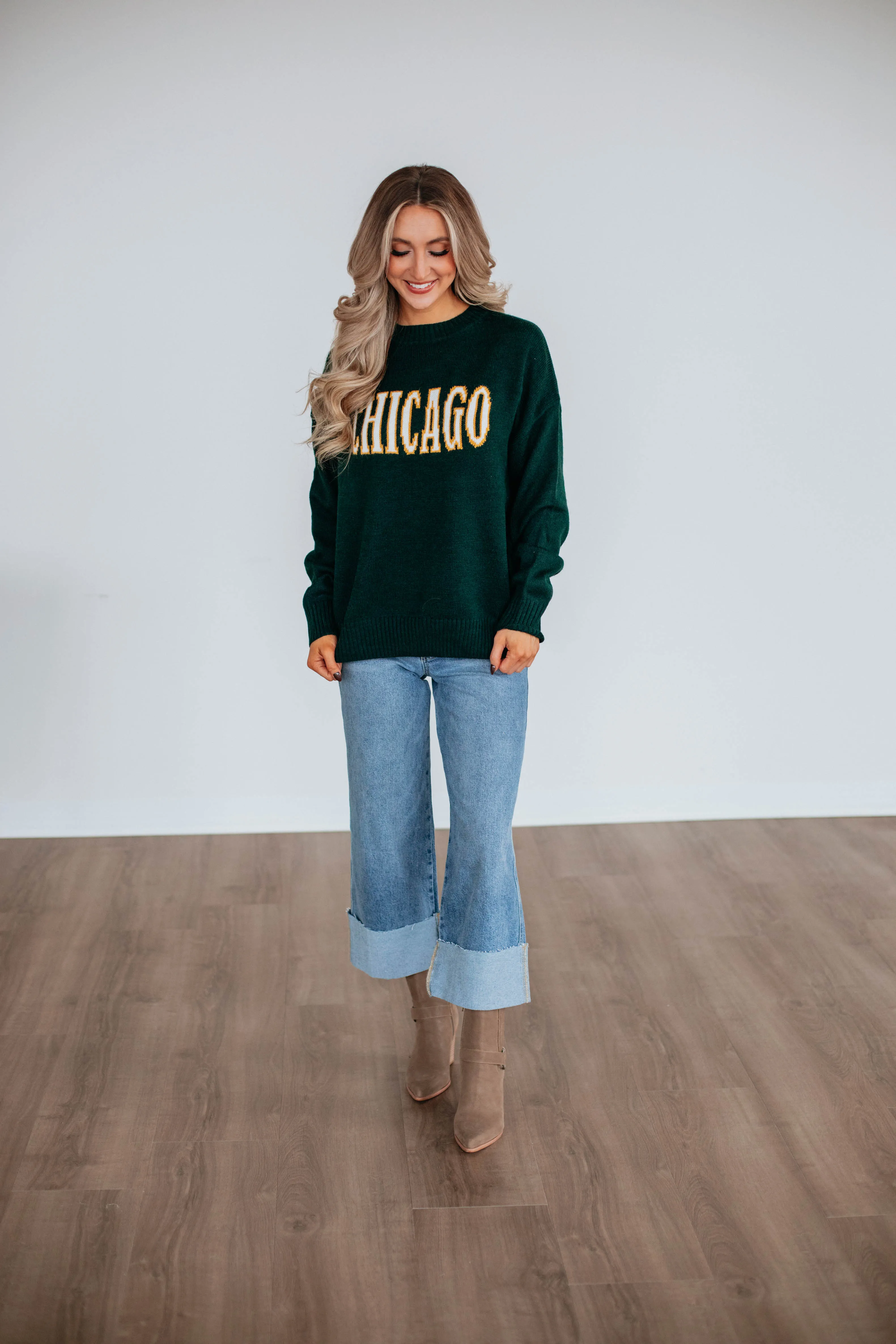 Chicago Knit Sweater Stay Simple