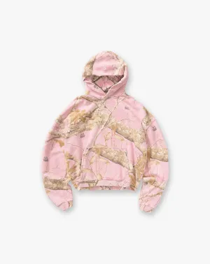 Realtree? Boxy Hoodie - Washed Pink Camo Modern Bold