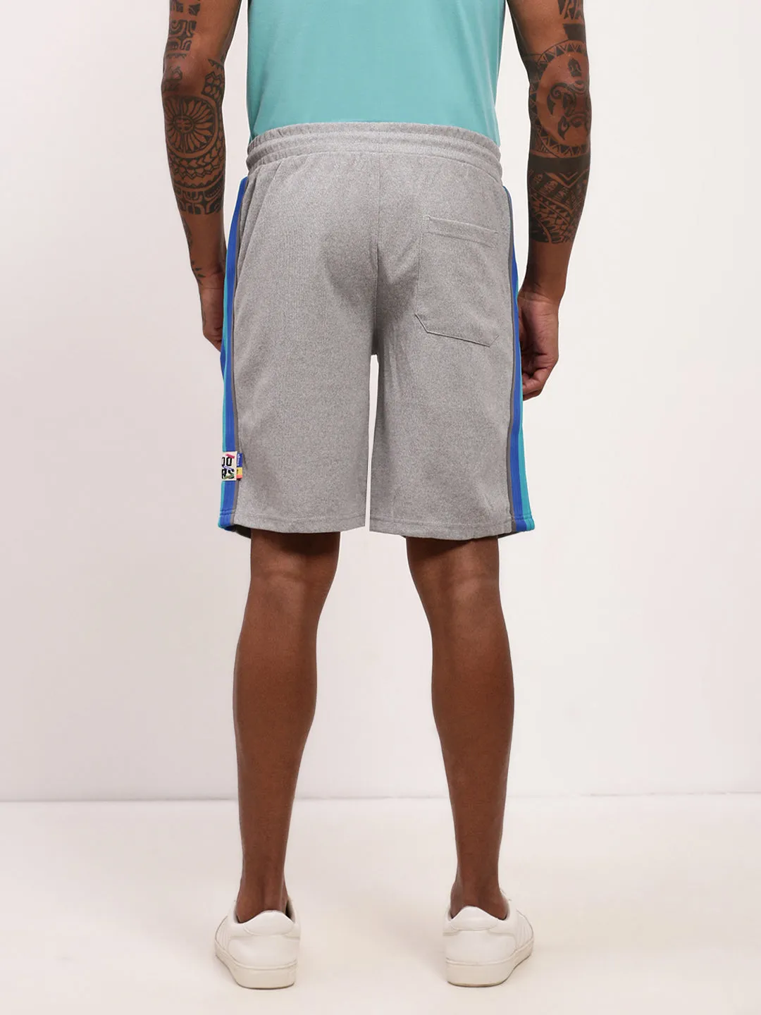 Men's Grey Cotton Shorts Light Layer
