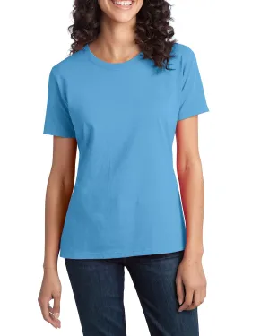 Unisex Core JustBlanks Women's Durable Short Sleeve 100% Cotton Ring-Spun Tee