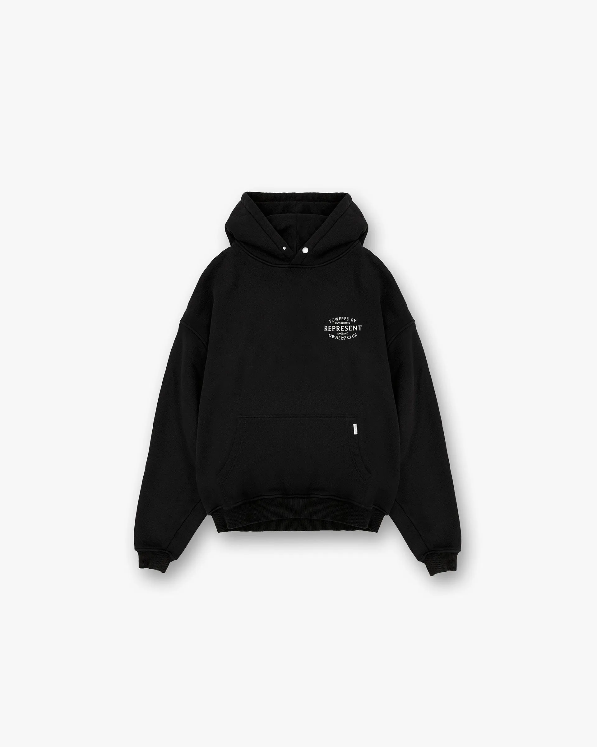 hot weather wear Represent Owners Club Stamp Hoodie - Jet Black