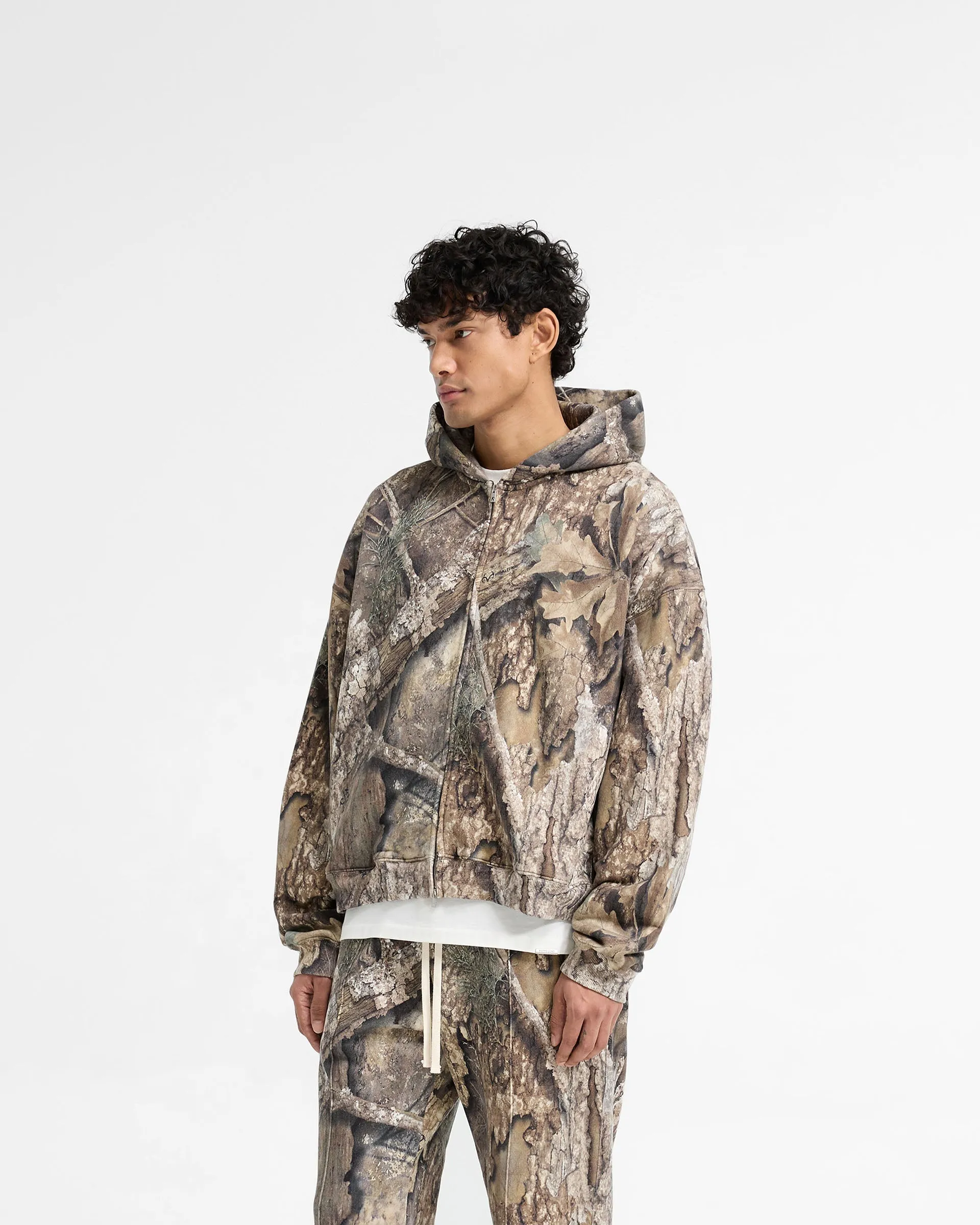 Realtree? Zip Up Camo Boxy Hoodie - Camo Chill Layers