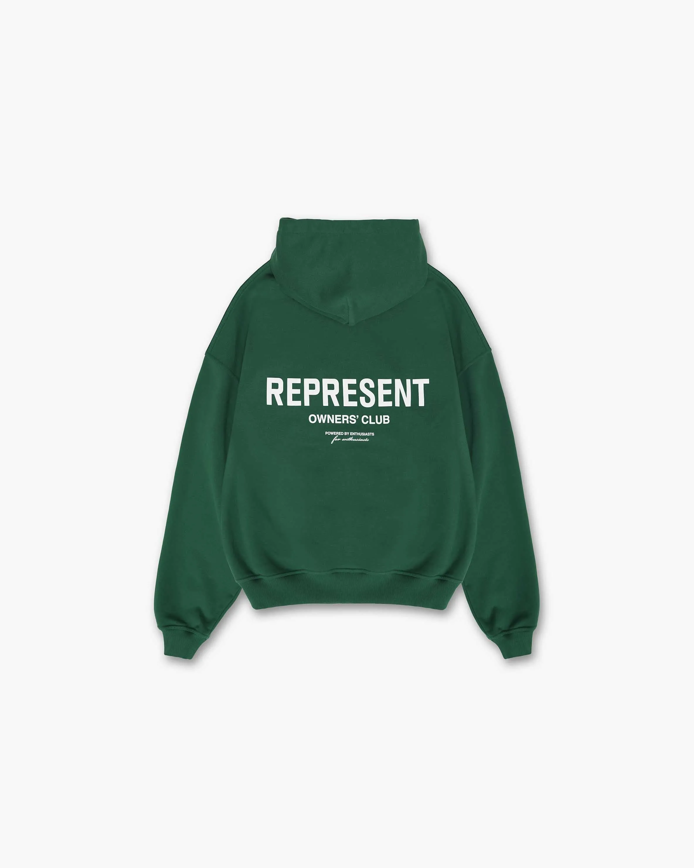 Cozy Design Represent Owners Club Hoodie - Racing Green