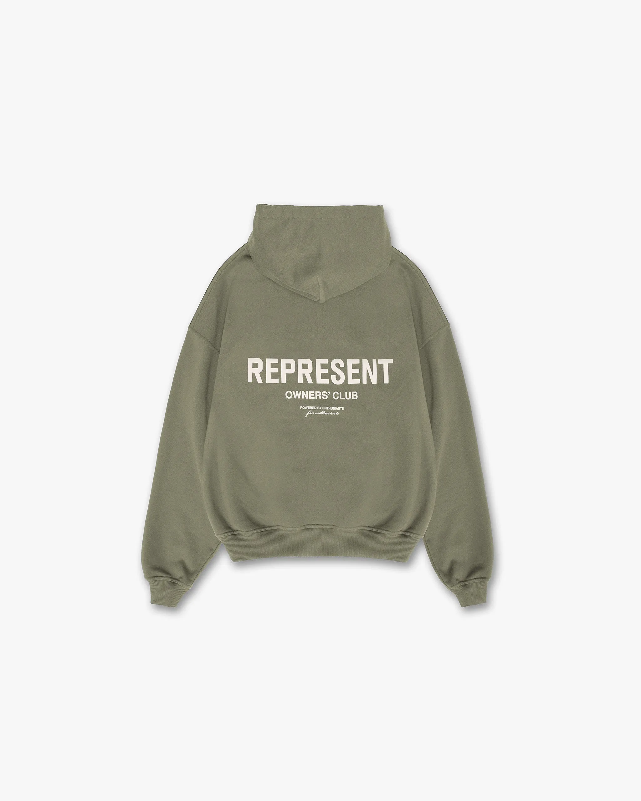 Represent Owners Club Hoodie - Olive product nautical charm Cozy pieces