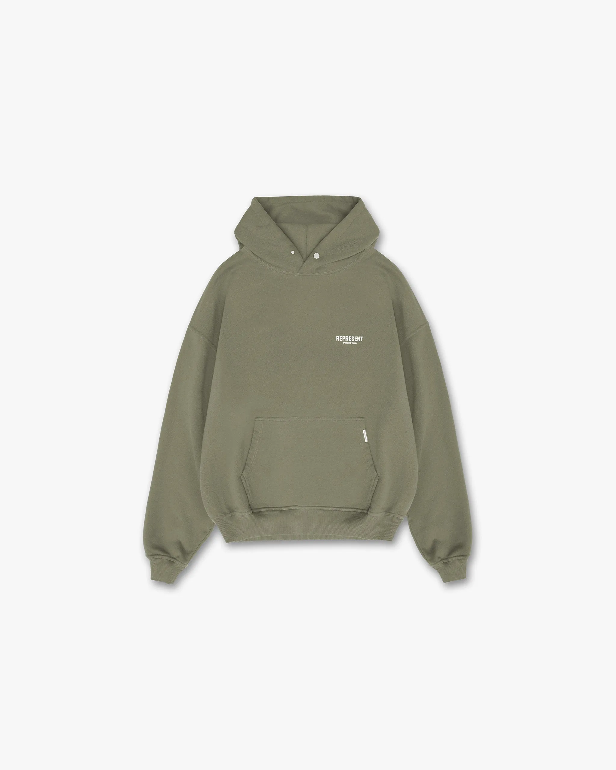 Represent Owners Club Hoodie - Olive goes with high heels Minimal Fit