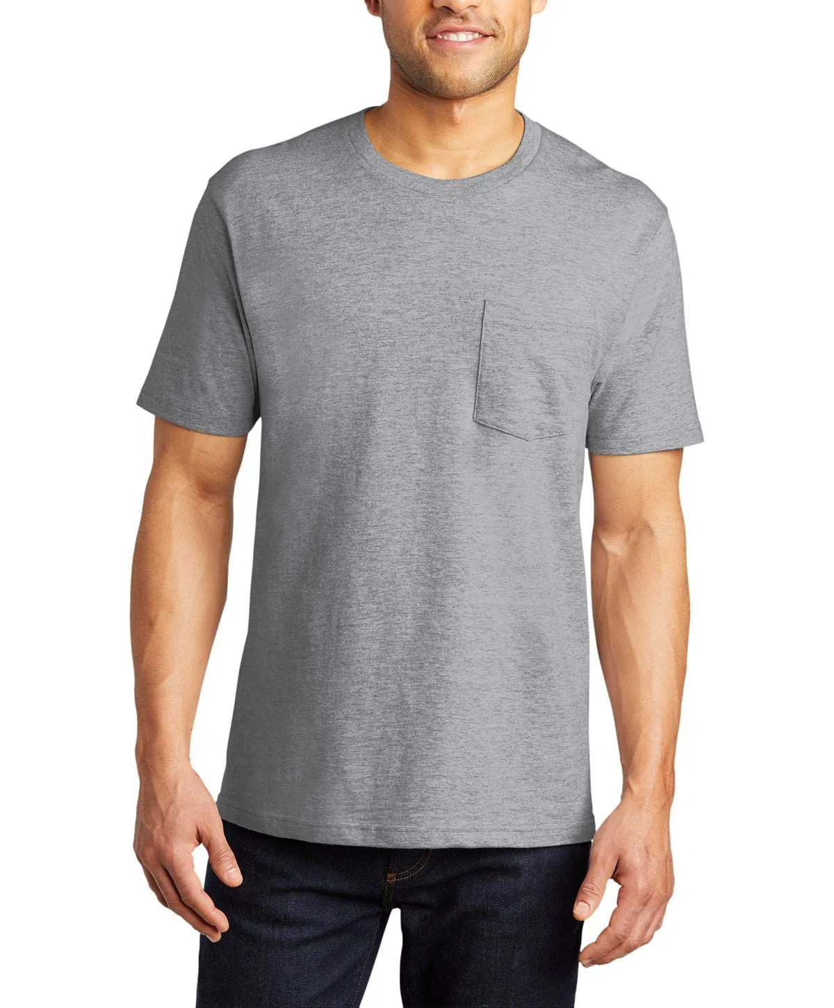 JustBlanks Men's Short Sleeve Bouncer Pocket Crew Neck T-Shirt Wedding