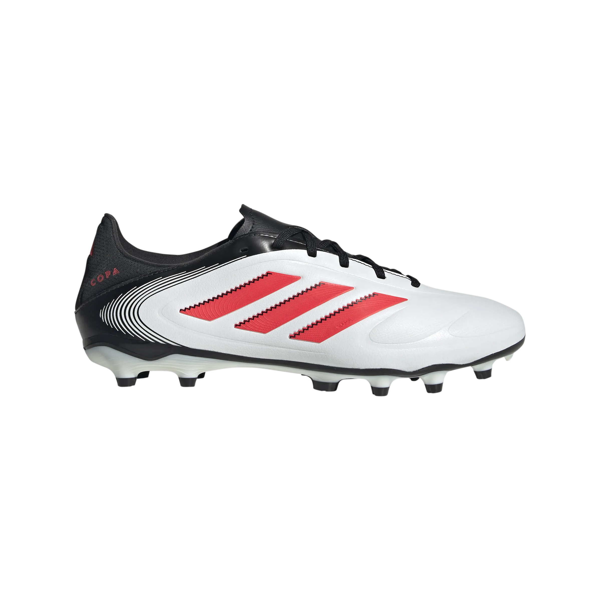slim fit Men's footwear adidas Copa Pure 3 League Firm/Multi-Ground Boots | Cloud White-Lucid Red | Men's