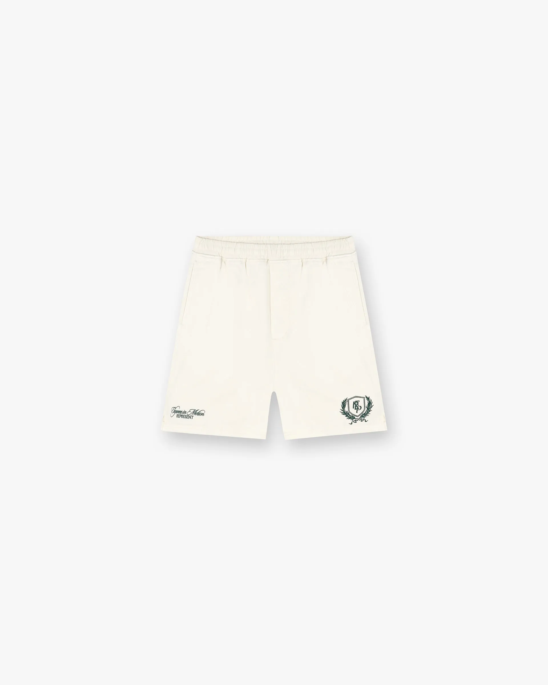 Balanced Design All Day Flex Fit Represent Crest Short - Antique White
