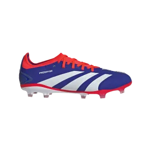 modern shoes Stylish Shoes adidas Predator Pro Firm Ground Soccer Cleats | Cloud White-Solar Red-Lucid Blue | Men's