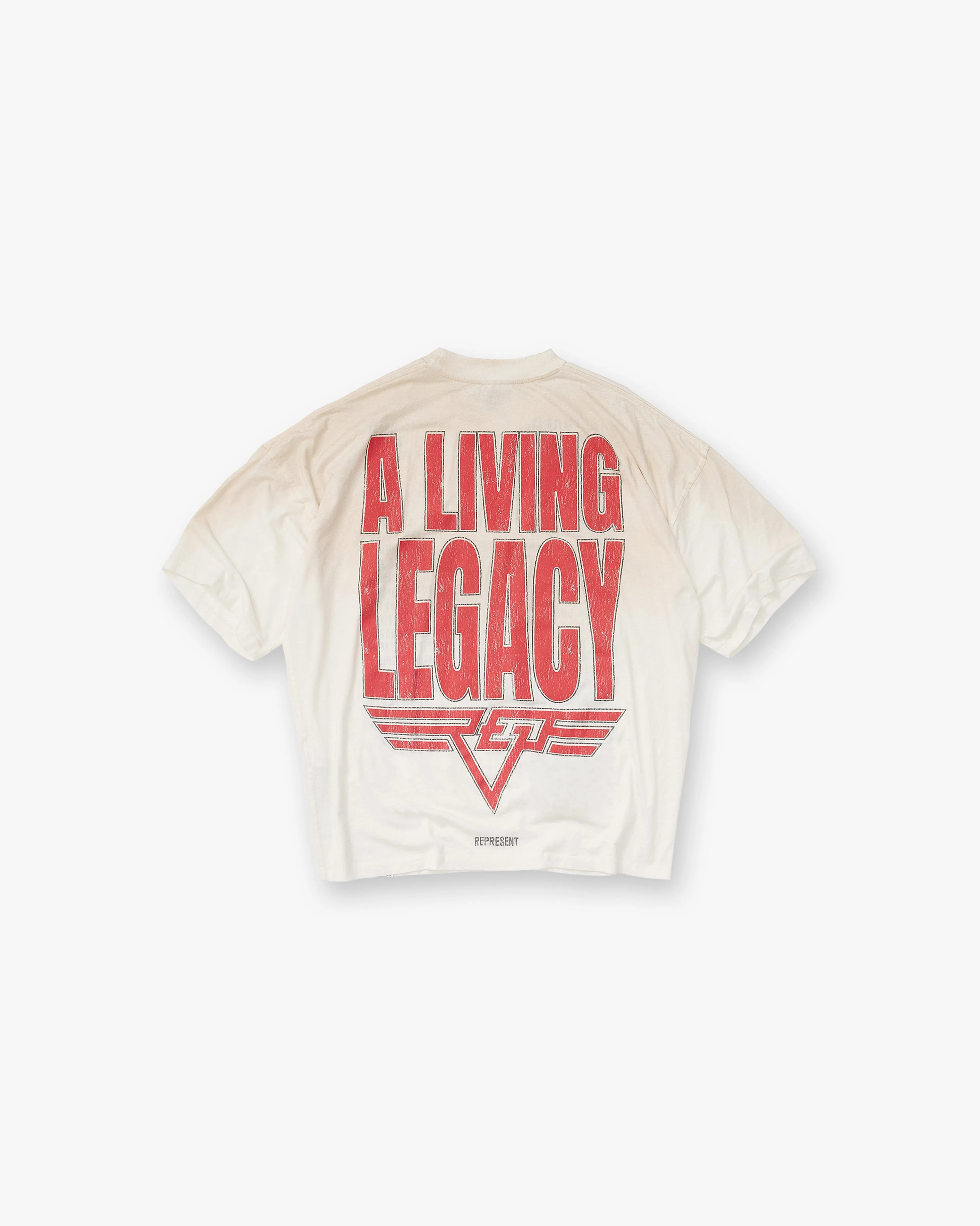 Travel Light Reversible Living Legacy Tour T-Shirt - Flat White