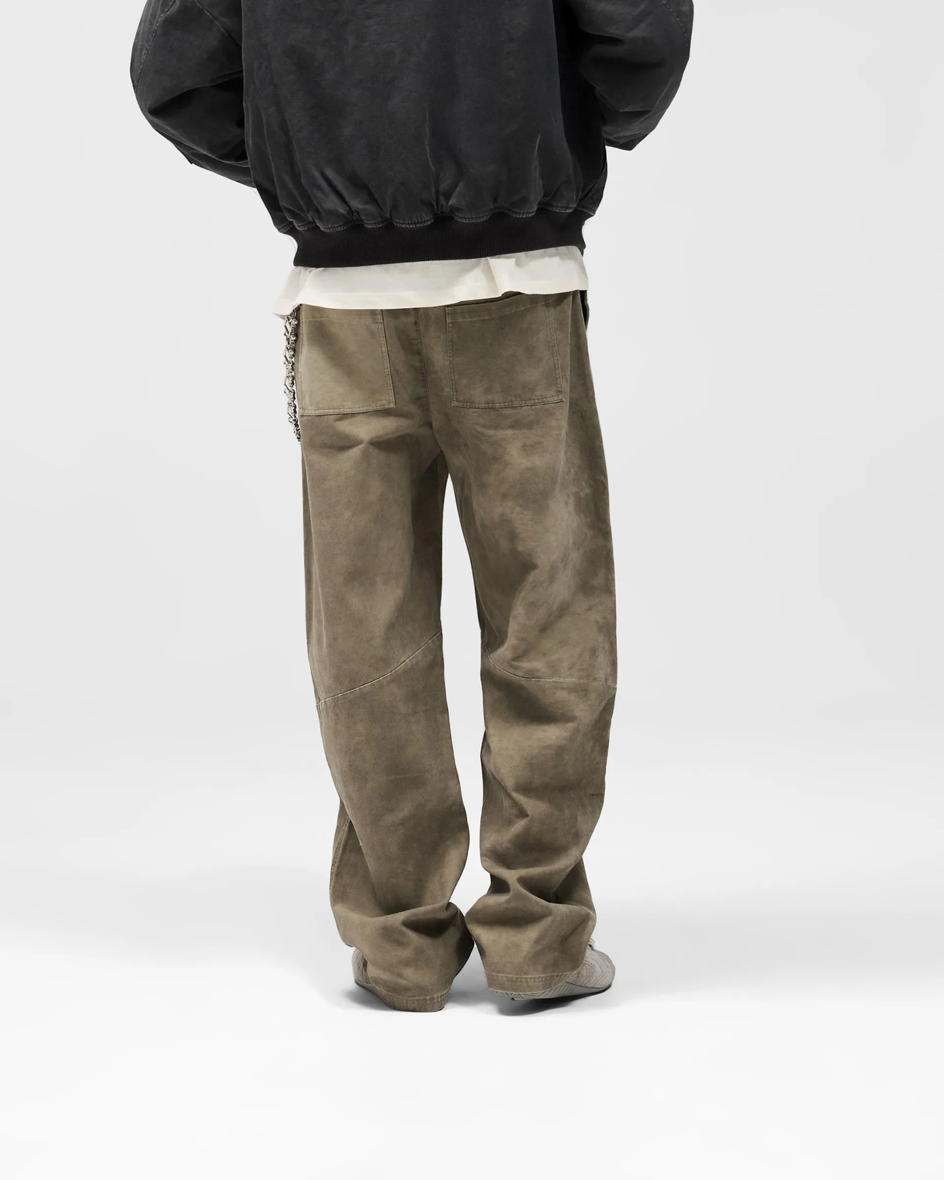 Rugged Comfort Light Coverage Cotton Workwear Pant - Dark Olive