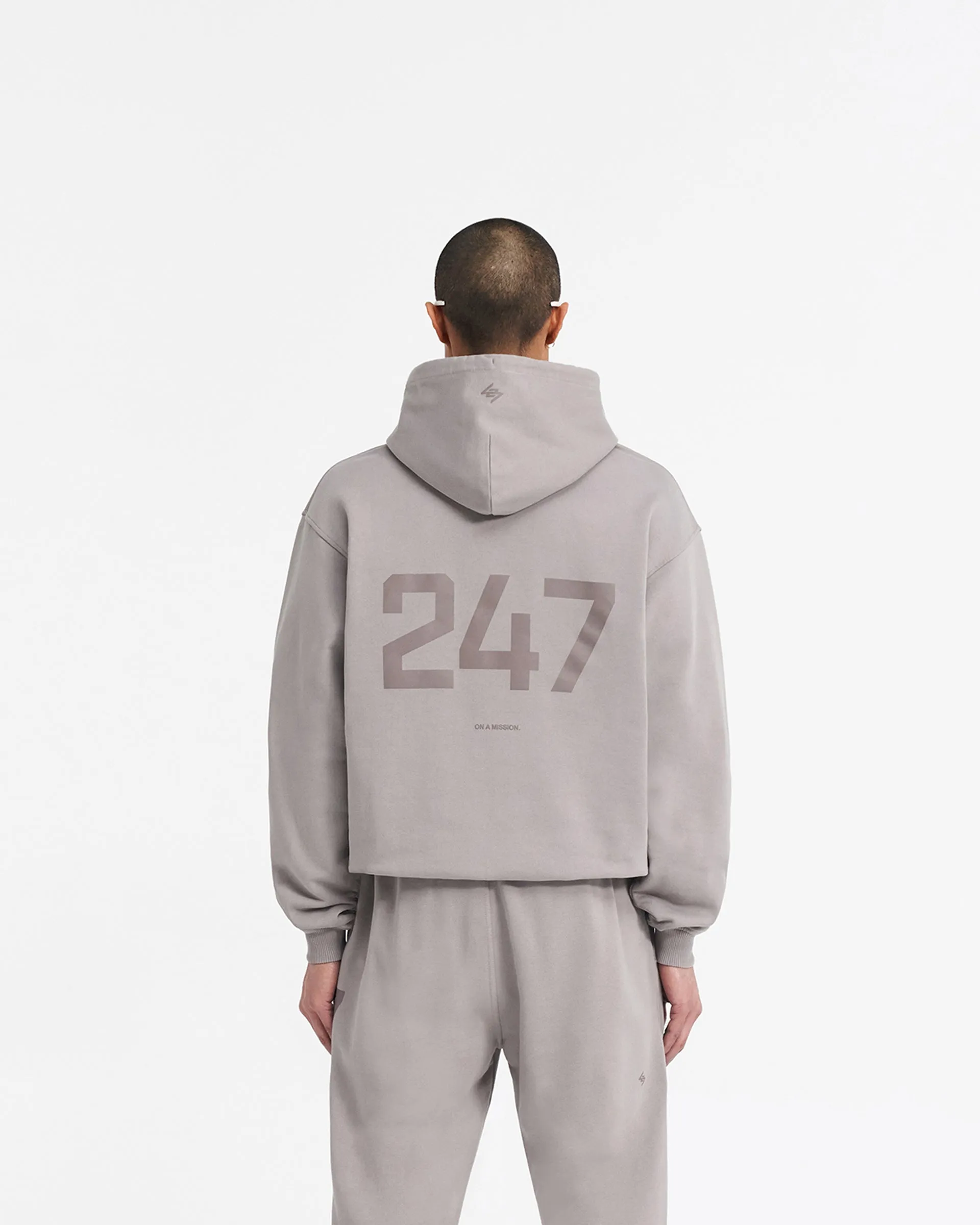 247 Oversized Hoodie - Cinder Fashionable Vibes Simple Hoodie
