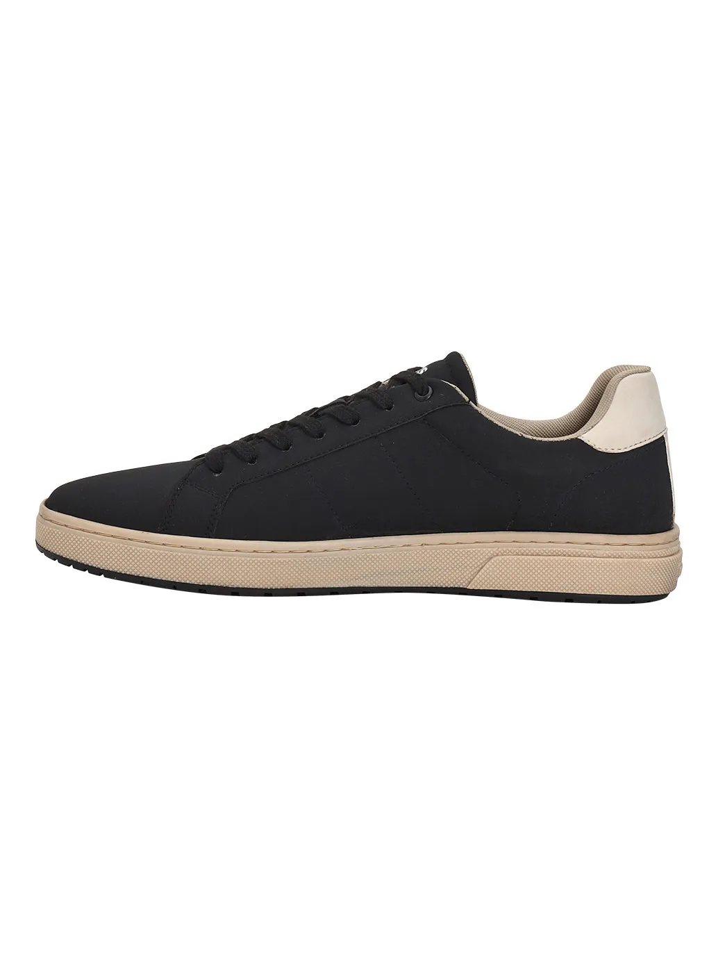 Run Free Men's Black Colorblock Sneakers