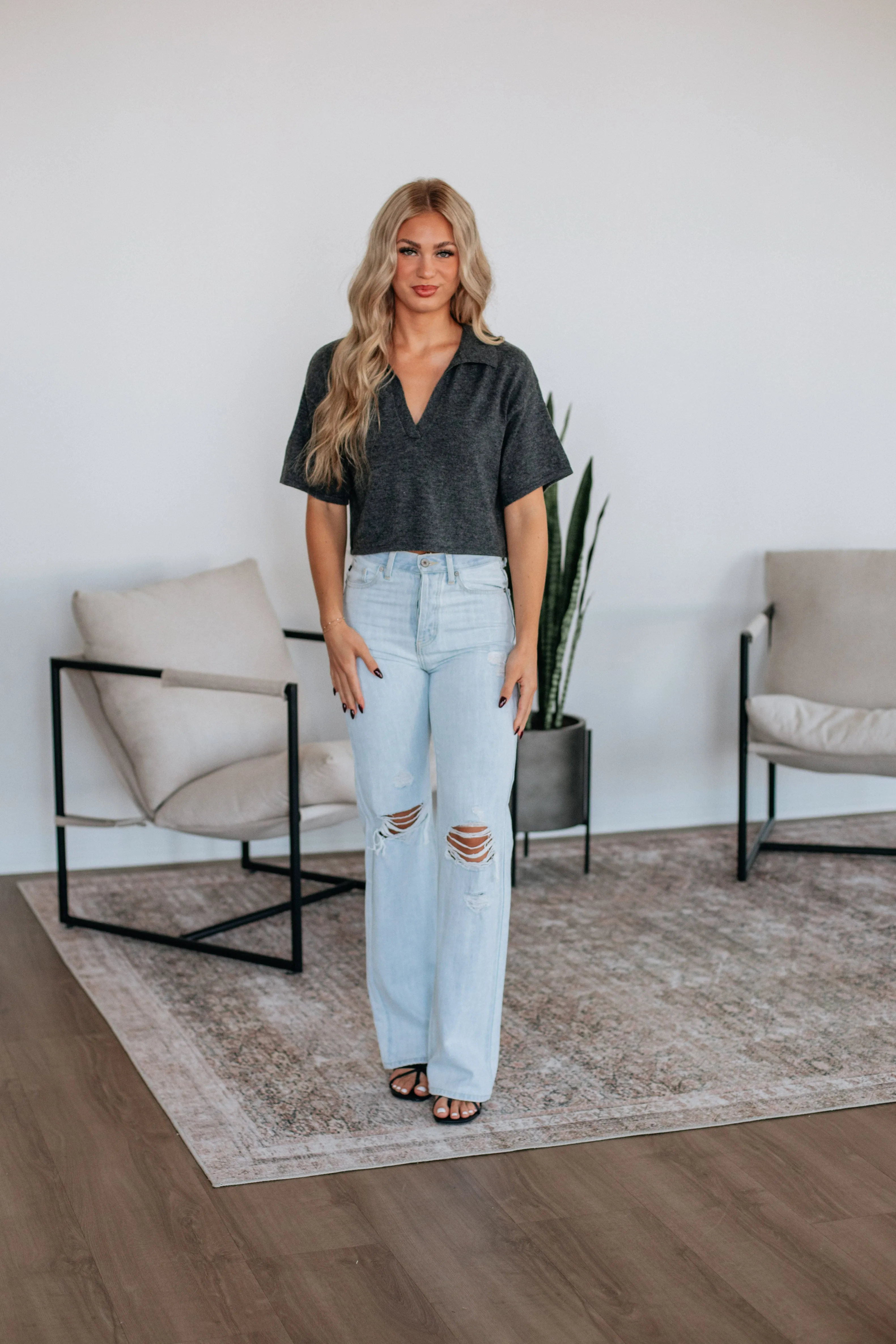 Winter Comfort Neutral Style Cortlynn Knit Top