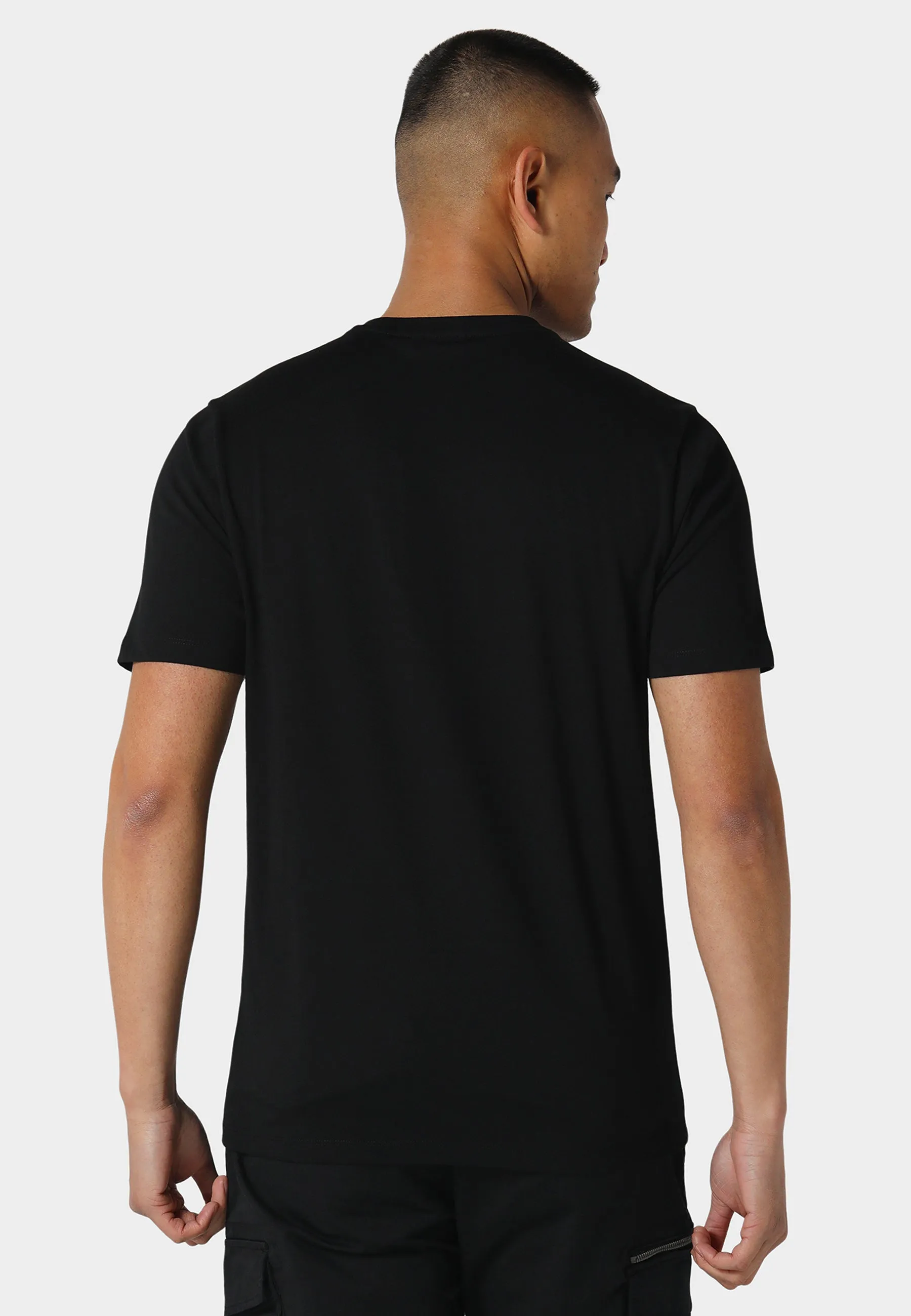 Isleton Black T-Shirt Streetwear elastic waistband