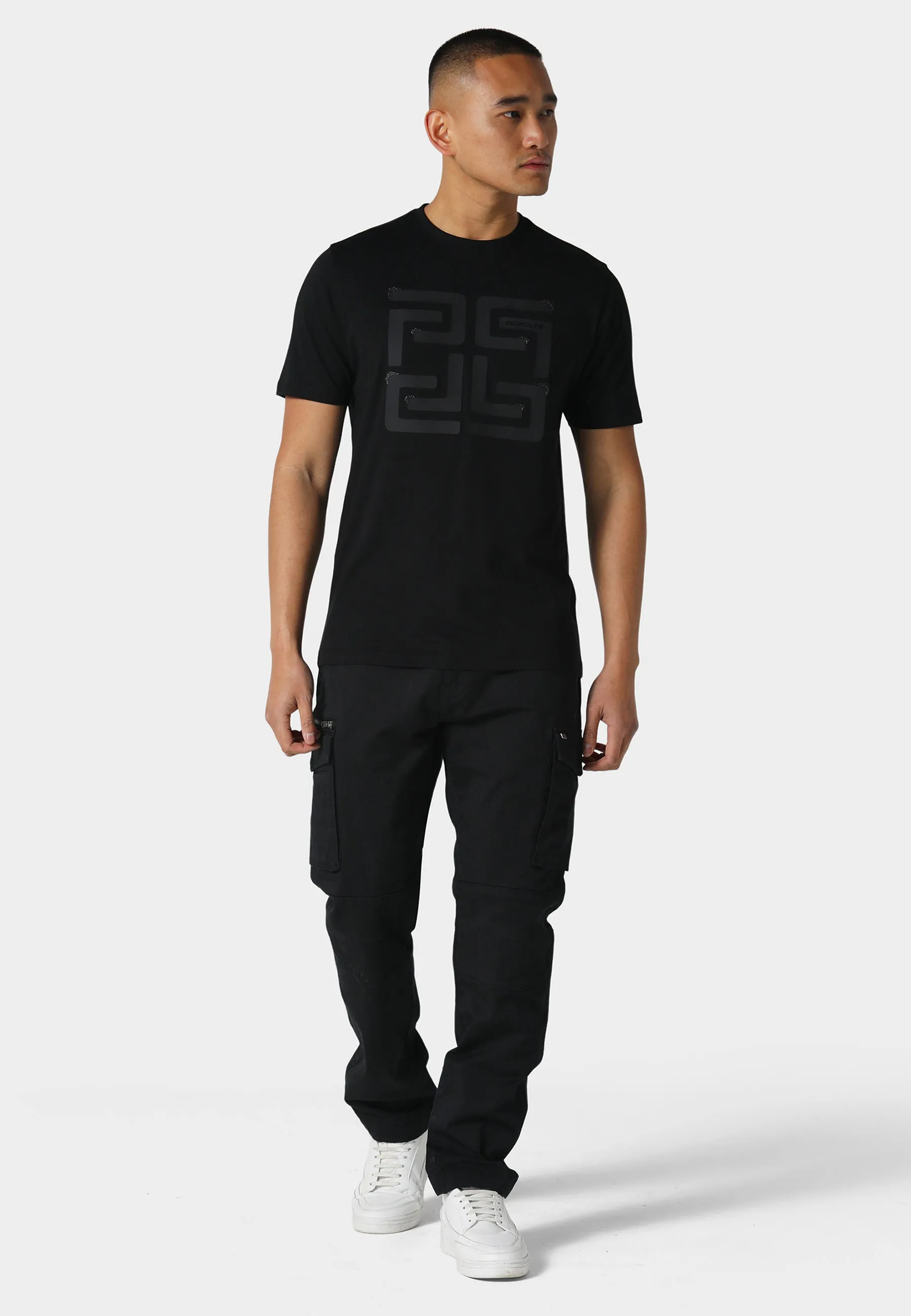 Isleton Black T-Shirt Cozy and Soft ZeroDistressFinish