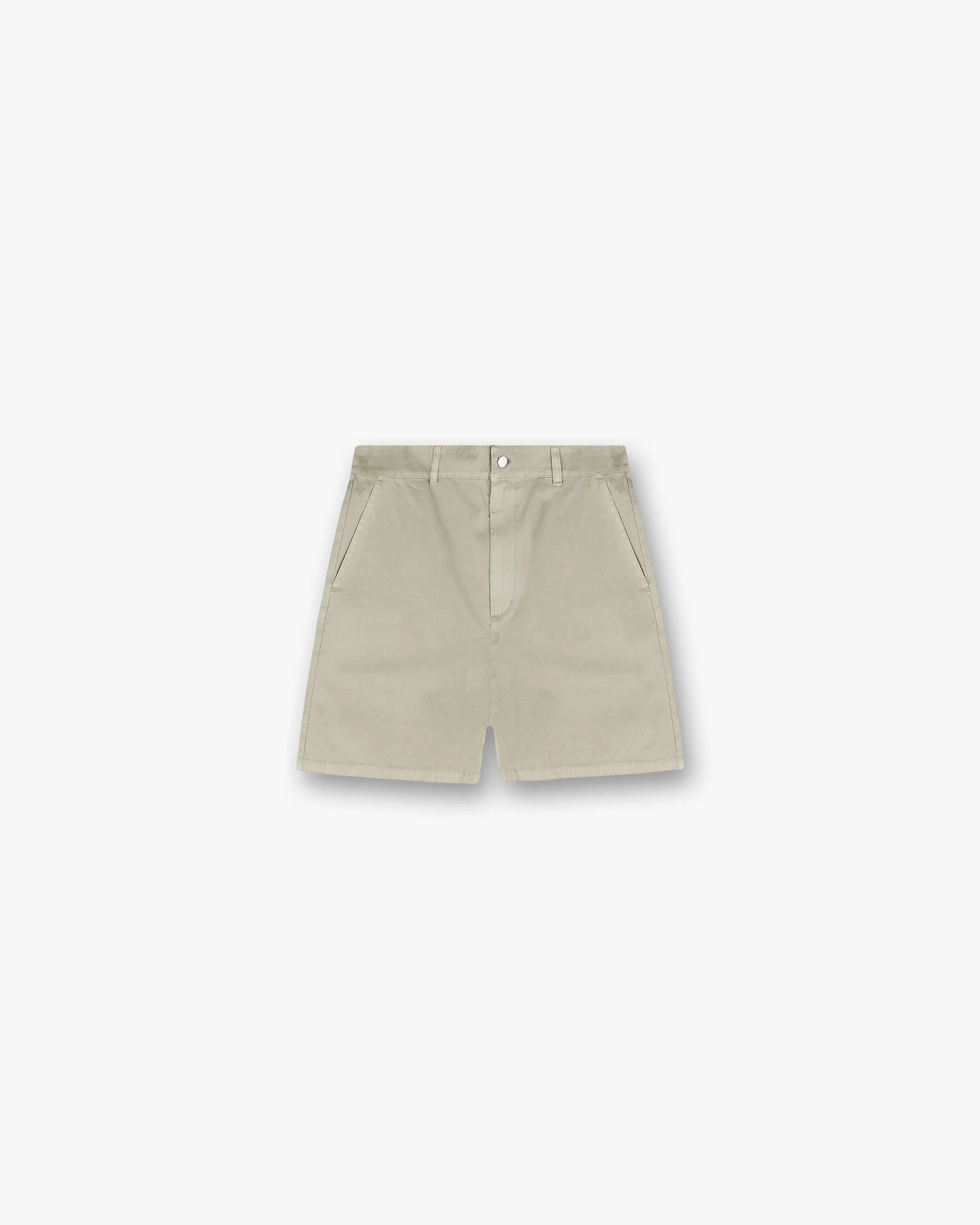 Airy Design Cotton Tailored Short - Beige