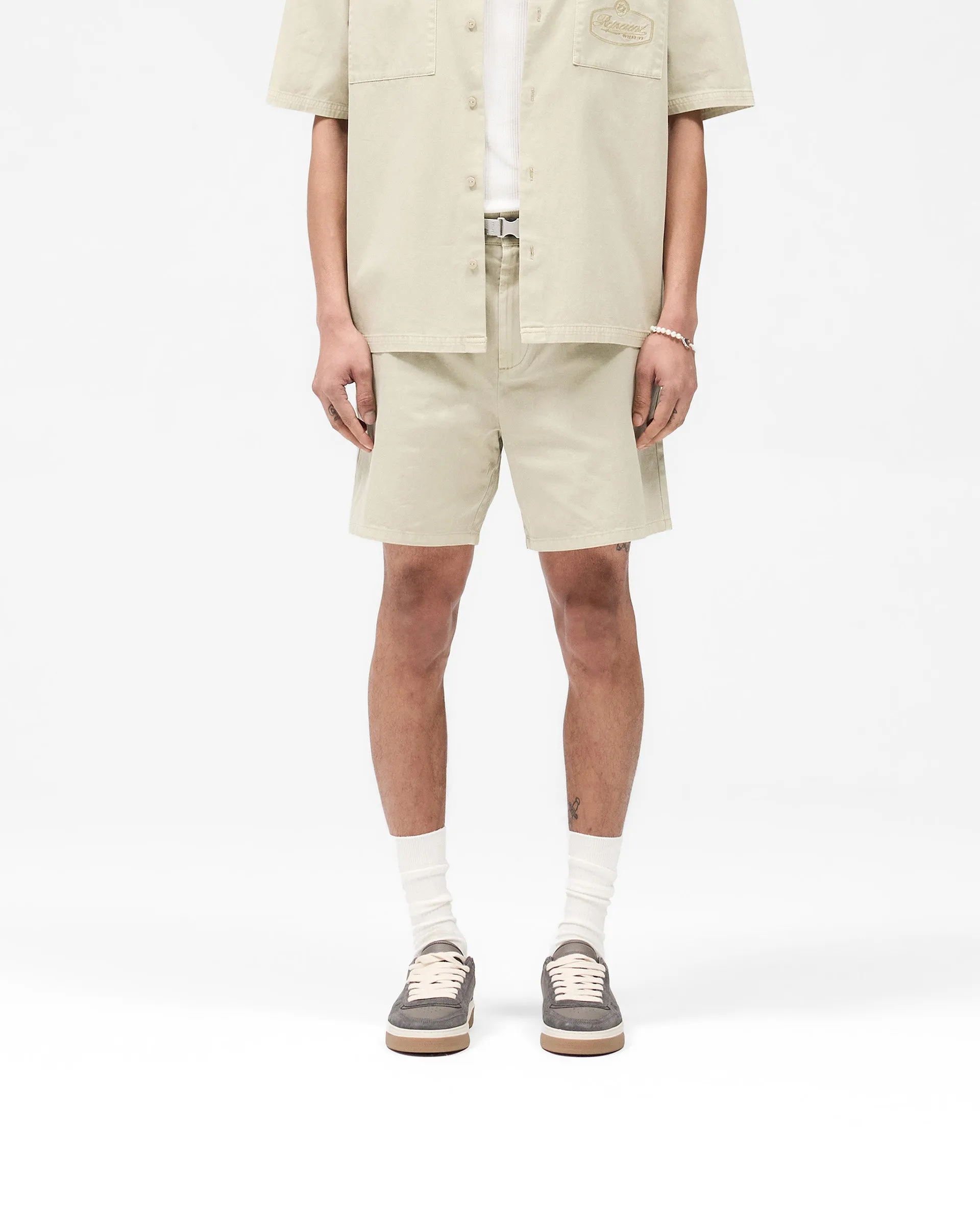 Mood Match Cotton Tailored Short - Beige