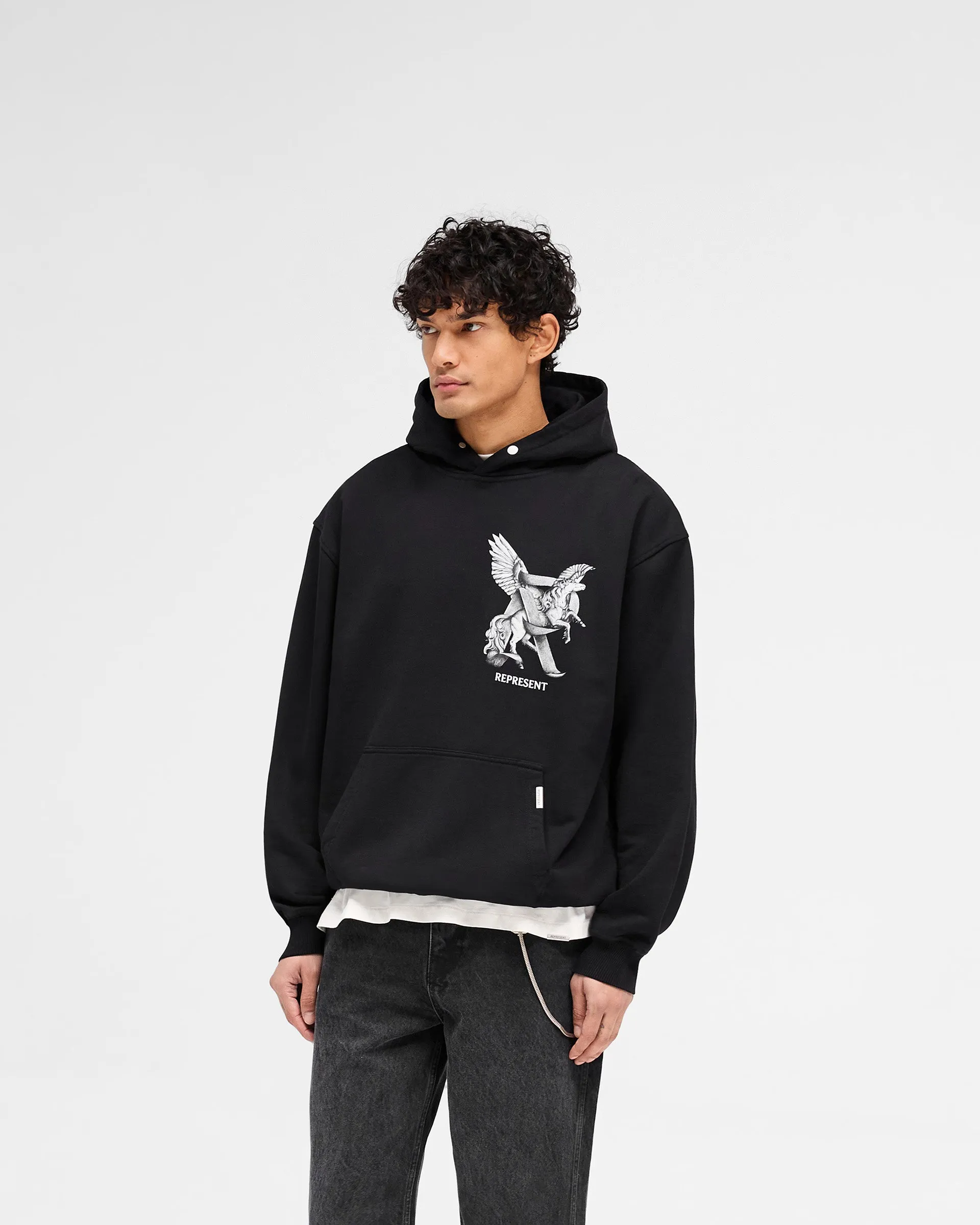 Street Bold product competitive edge Elegance In Motion Hoodie - Jet Black