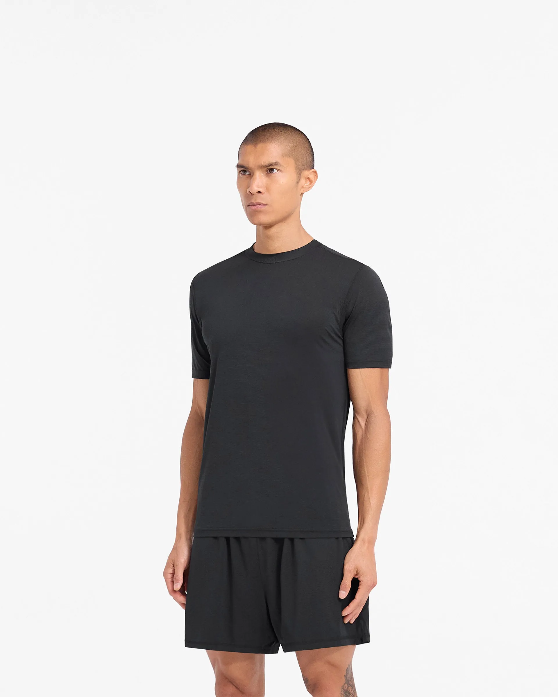 247 DNA Mesh T-Shirt - Black Casual All-Day