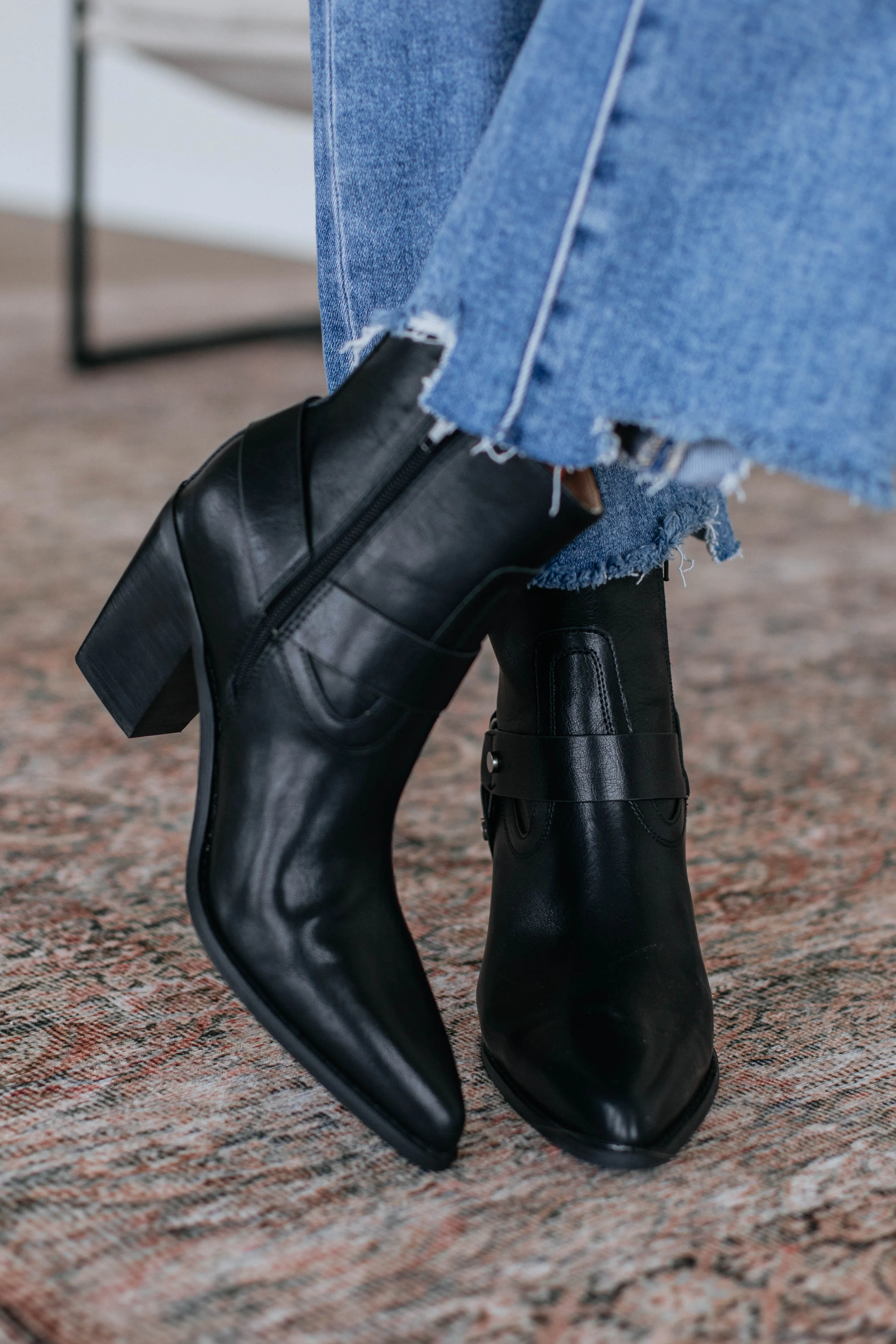 Here For A Good Time Boots - Black Anti Slip Outsole Power Flow