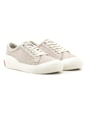 Men's Beige Suede Casual Shoes Low Top