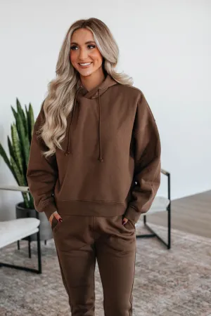 product mid range value Reyes Lounge Hoodie - Chocolate