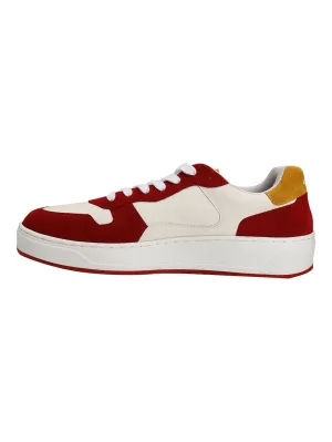 Fast Go Men's Red Colorblock Sneakers
