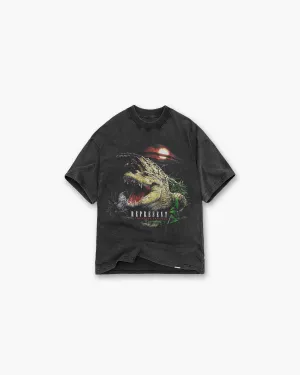 Destructive Appetite T-Shirt - Vintage Grey Perfect for Layering