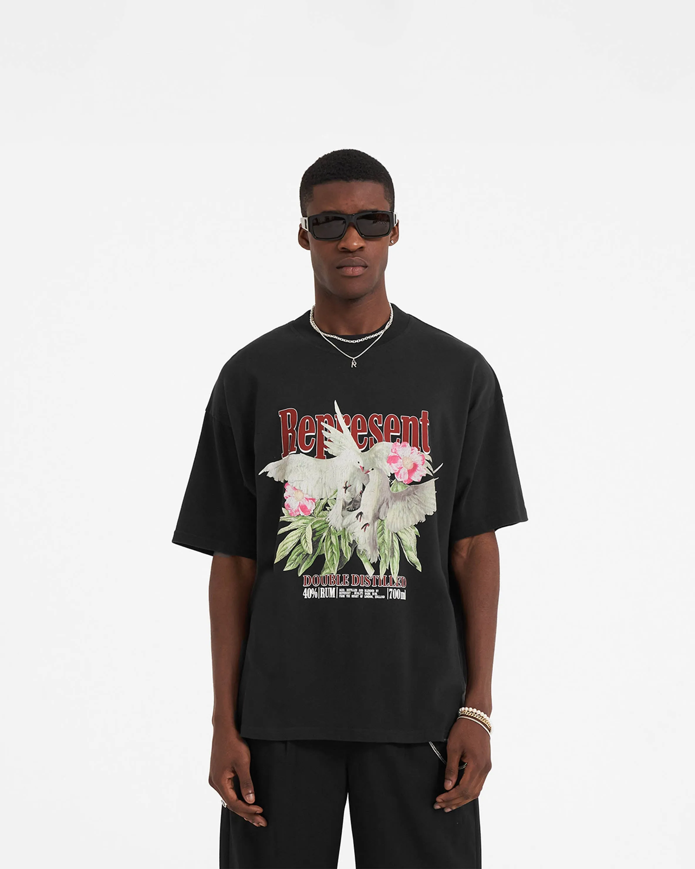 Minimal Fit Double Distilled T-Shirt - Off Black