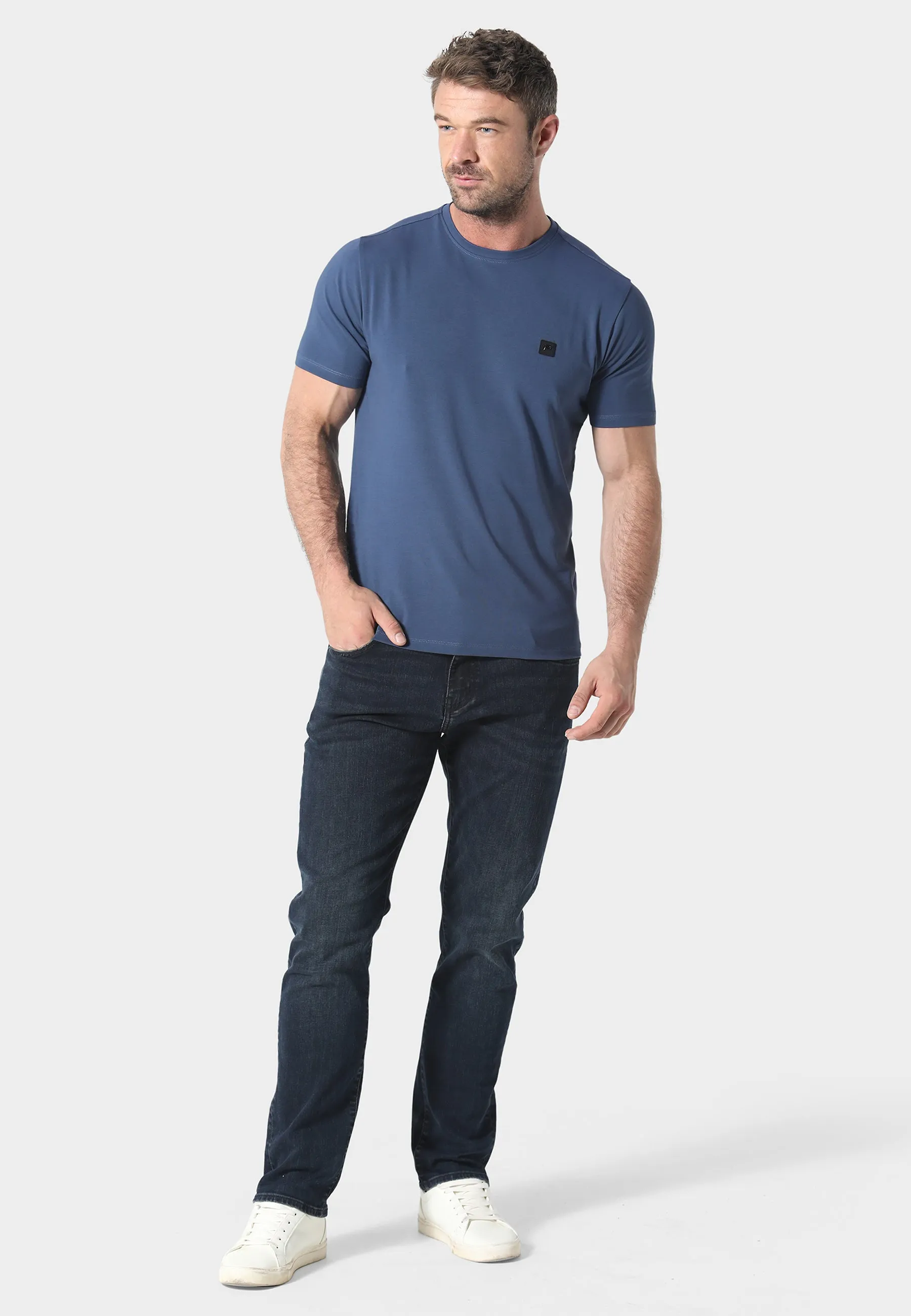 Anti Static Treatment Dover Air Blue T-Shirt