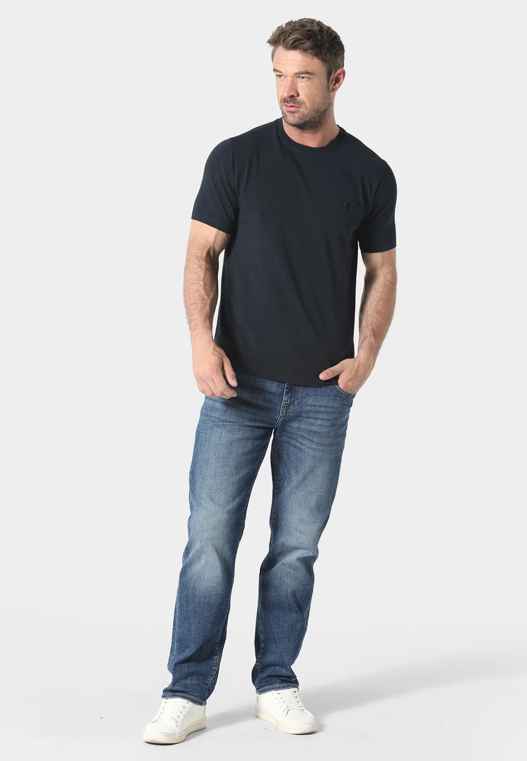 Dover Navy T-Shirt Lightweight Feel