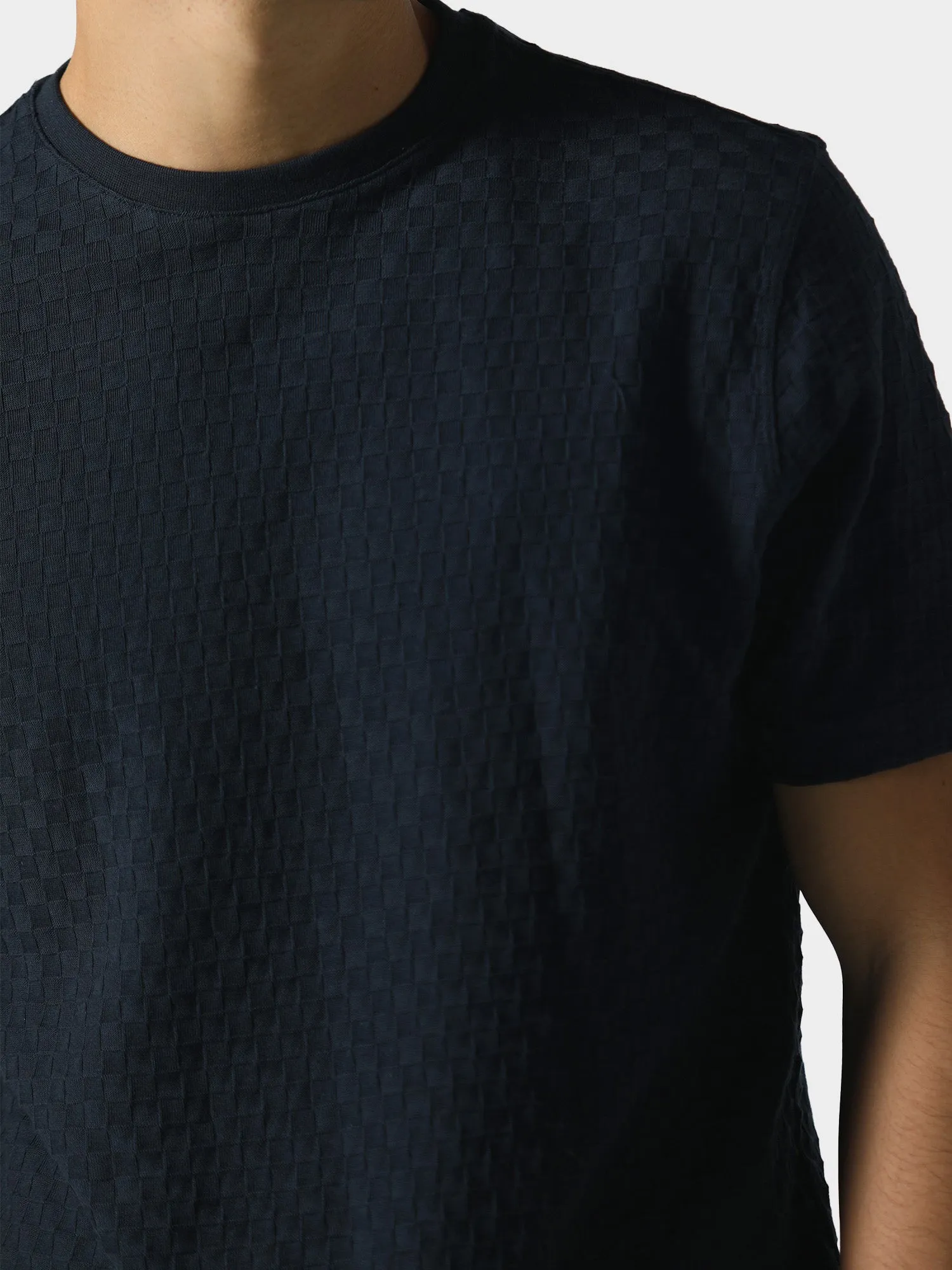 Cozy and Light Drif Navy T-Shirt