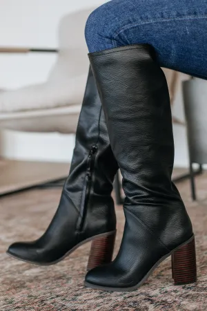 Finding My Way Boots - Black Cushioned