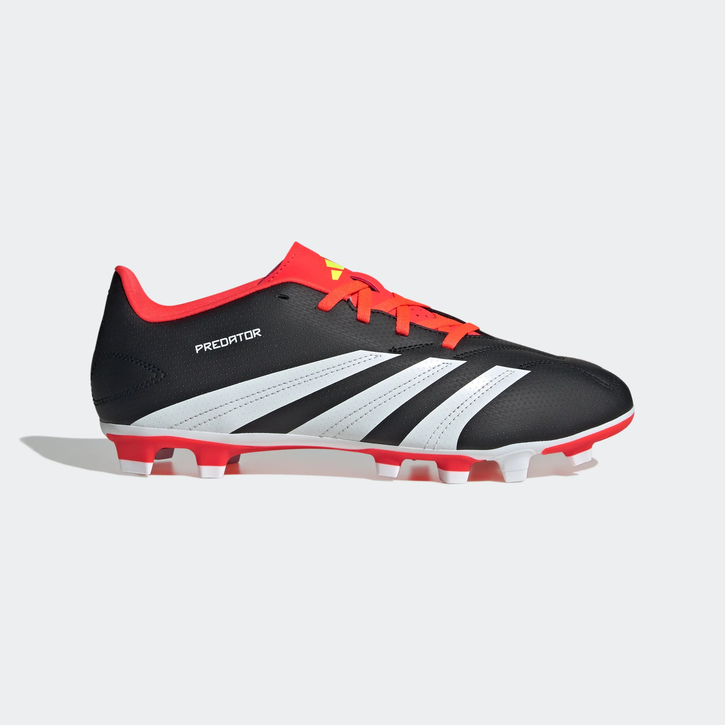 adidas Predator Club FxG | Black / White / Solar Red | Men's Pilates shoes Casual boots