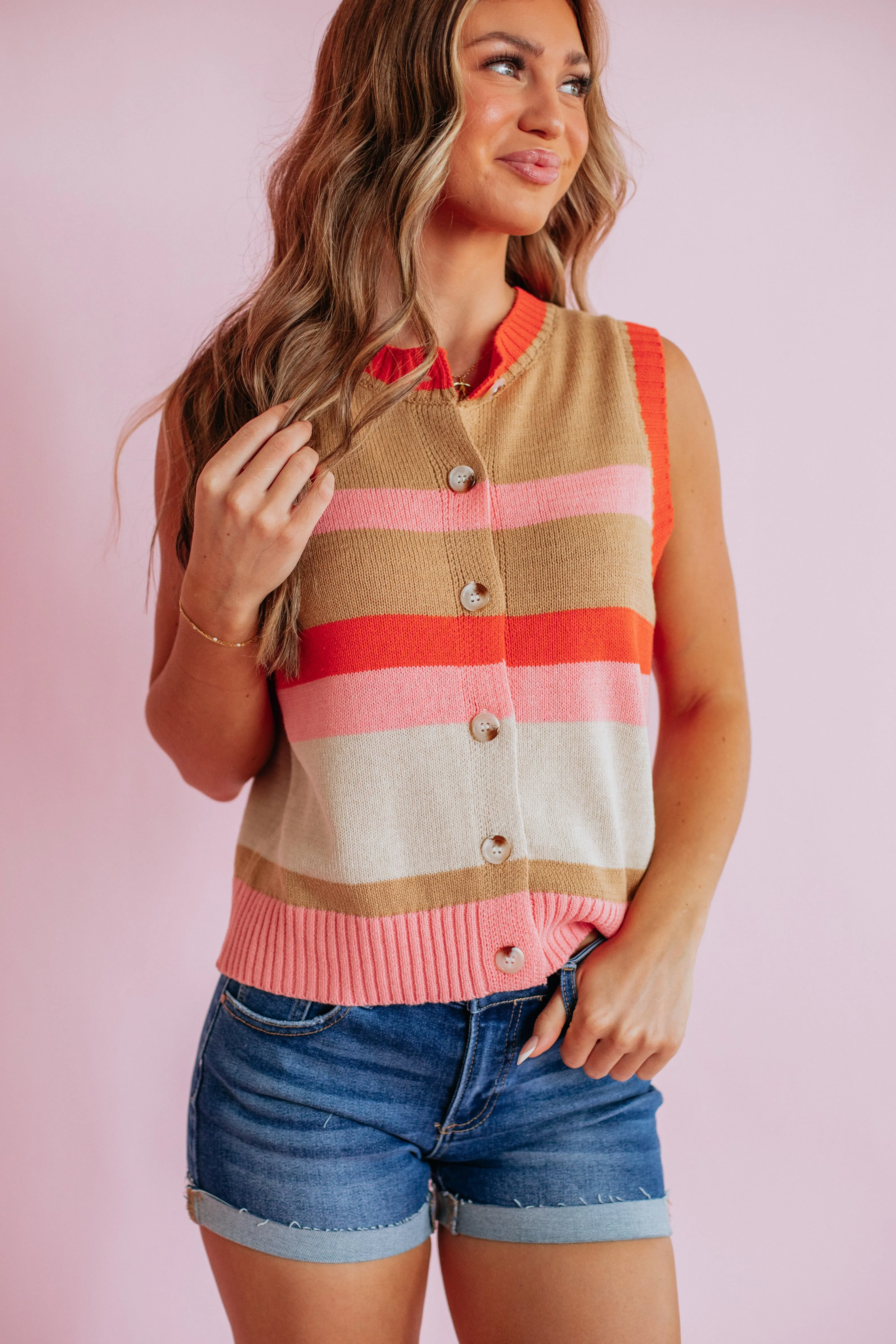 Grab And Go Robbyn Sweater Top - Taupe Mix