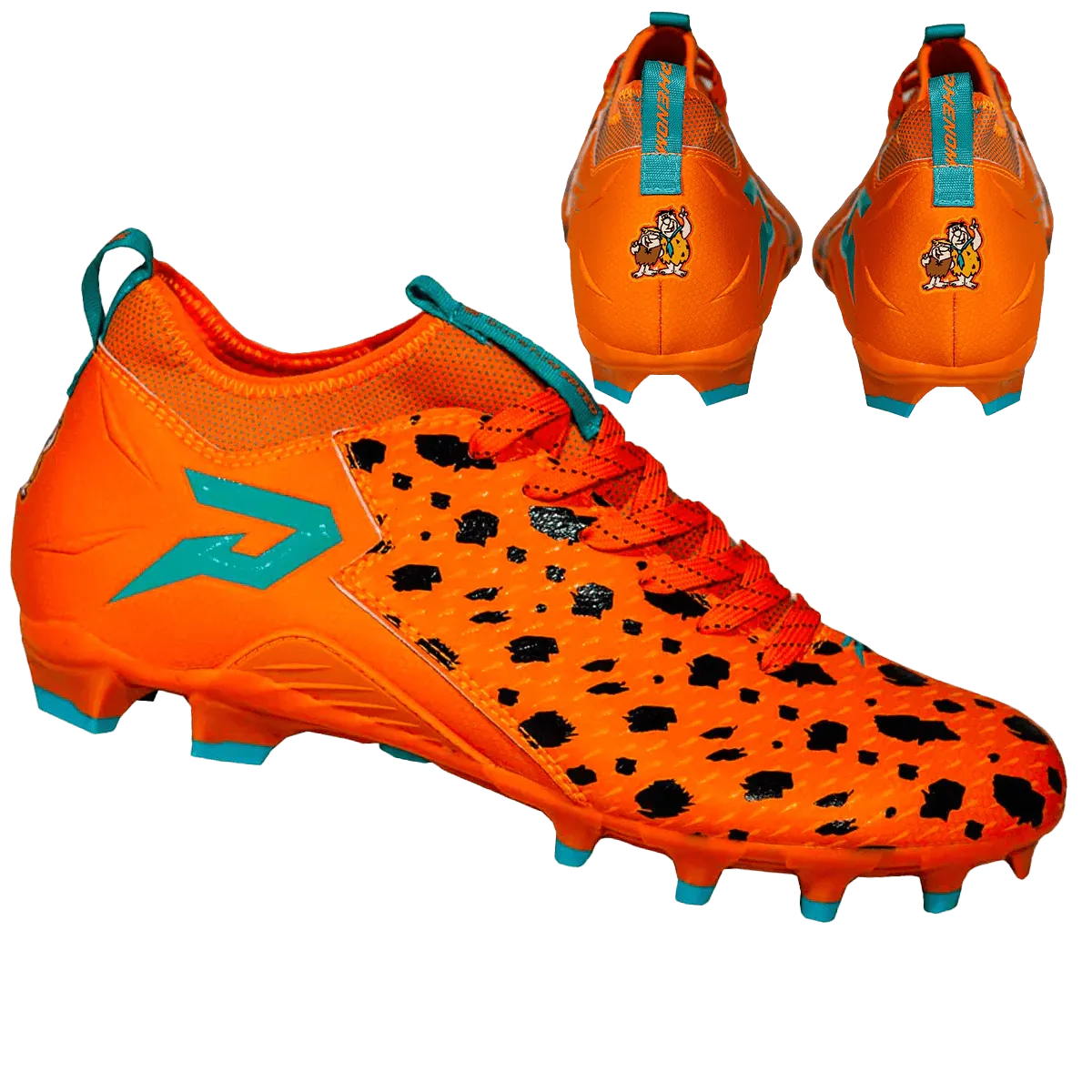 Phenom Elite Men's Flintstones "Bedrock Blitz" Quantum Speed Football Cleats Easy-to-clean kids' shoes