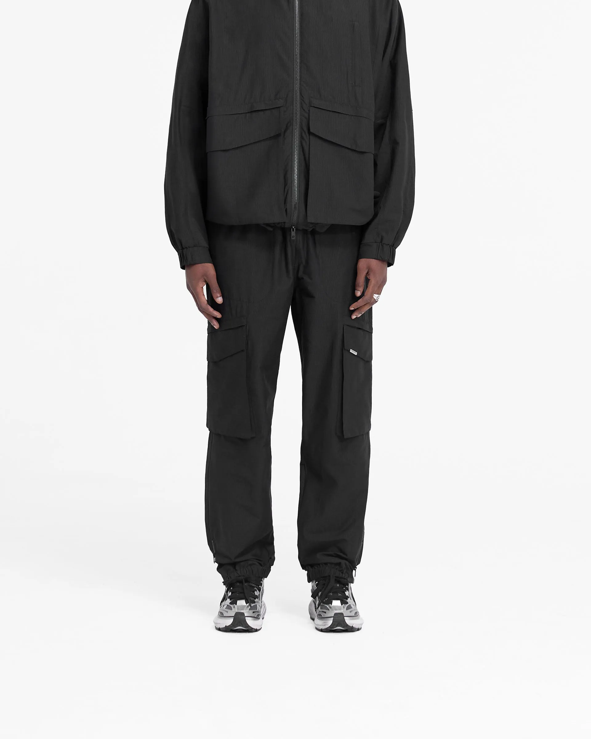 Tech Cargo Pant - Jet Black Hidden Pocket System