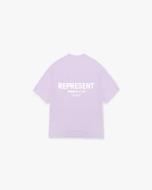 Represent Owners Club T-Shirt - Pastel Lilac Comfortable and Chic